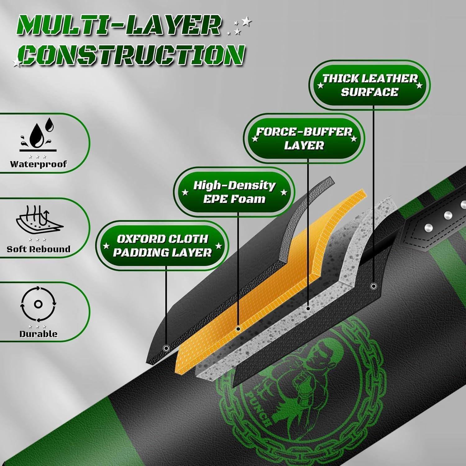 LuxusKollektion Sandsackhandschuhe Boxsack Hängend Set für Erwachsene, Micr günstig online kaufen