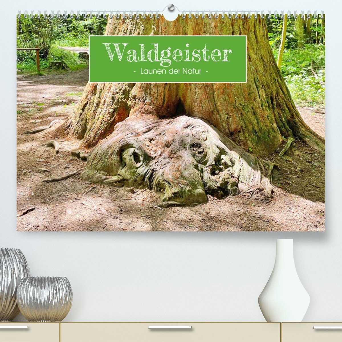 CALVENDO Wandkalender Waldgeister - Launen der Natur (Premium, hochwertiger DIN A2 Wandkalender 2023, Kunstdruck in Hochglanz)