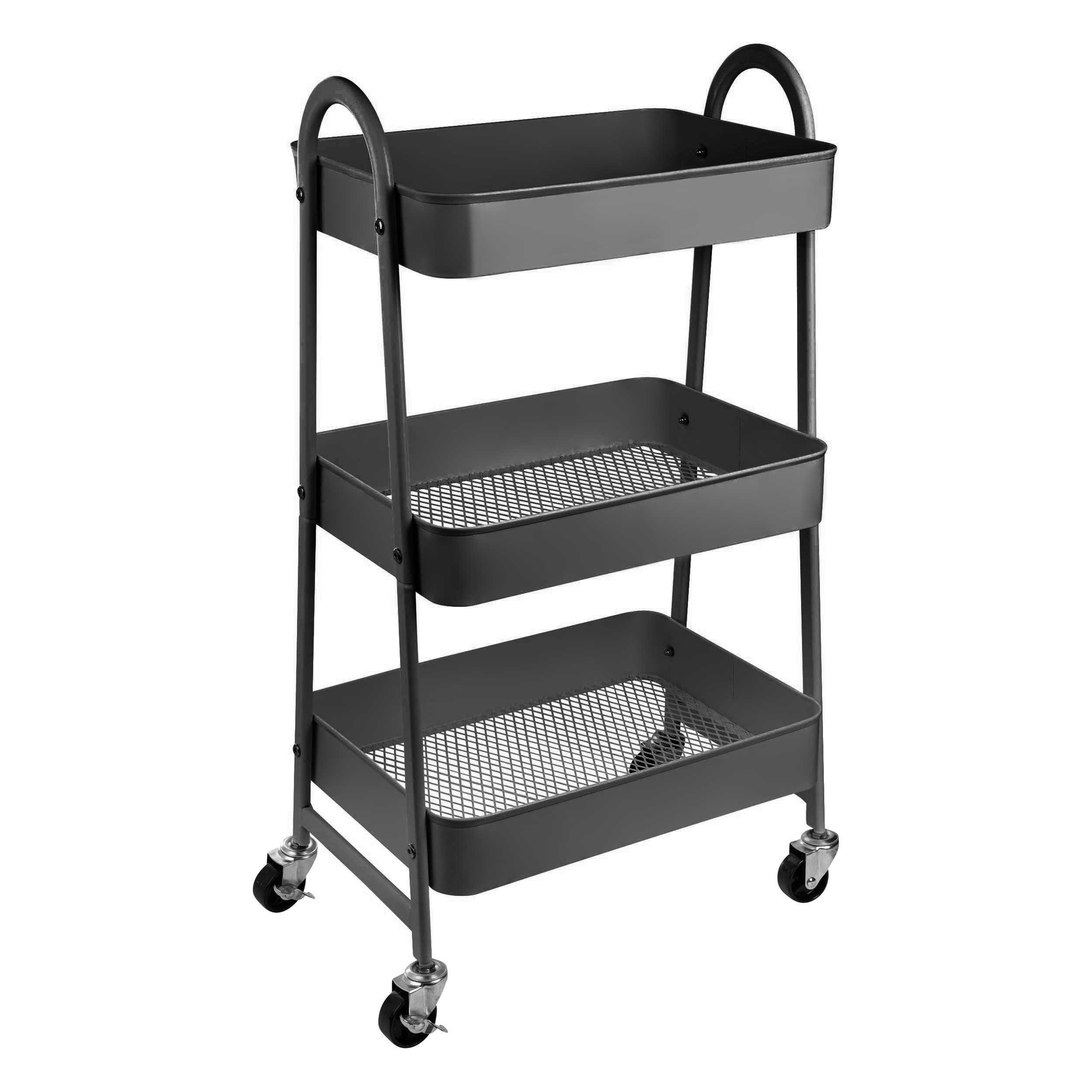 ONVAYA Beistellwagen Servierwagen, Beistellwagen, 3 Fächer, Multifunktionsw günstig online kaufen