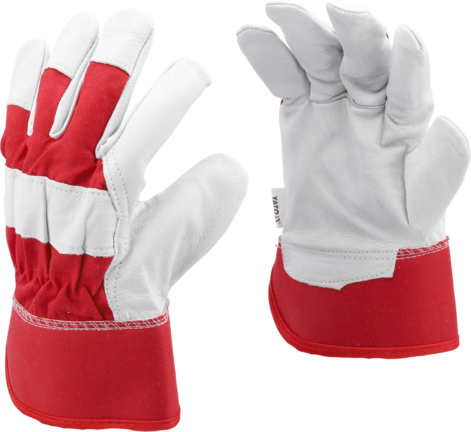 Yato Arbeitshandschuhe Arbeitshandschuhe, glattes Ziegenleder (Arbeitshandschuhe, glattes Ziegenleder Gr. 9/L) Markenqualität