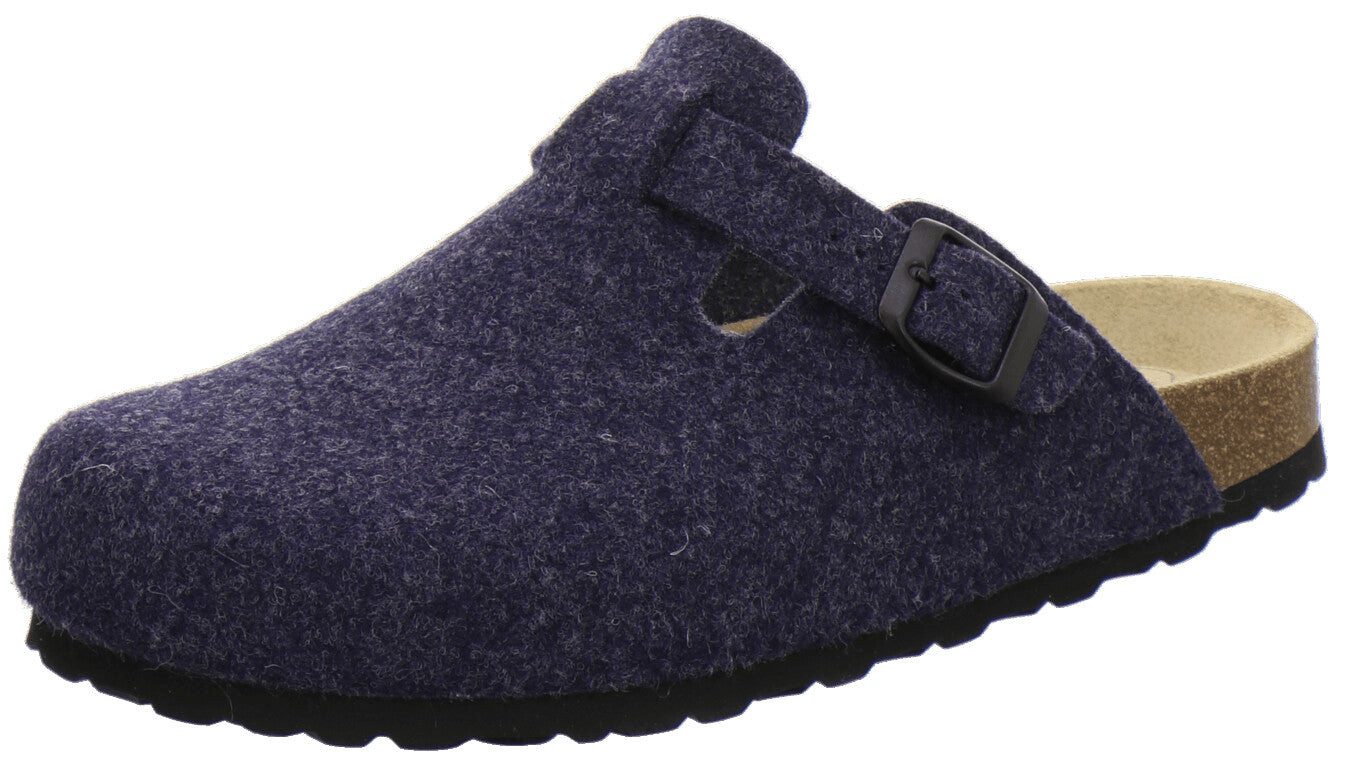 AFS-Schuhe Herren Filz Pantolette im Clog-Stil mit Fußbett, Made in Germany