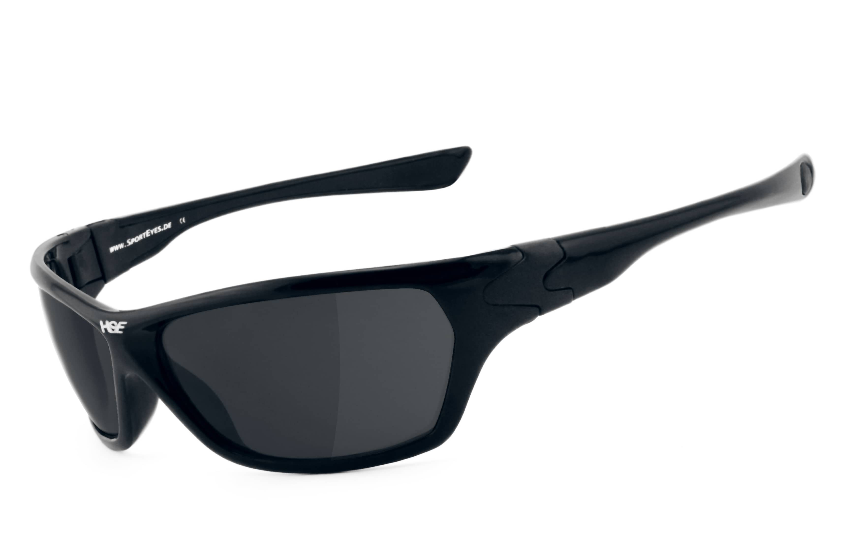 HSE - SportEyes Sportbrille HIGHSIDER, Steinschlagbeständig durch Kunststoff-Sicherheitsglas