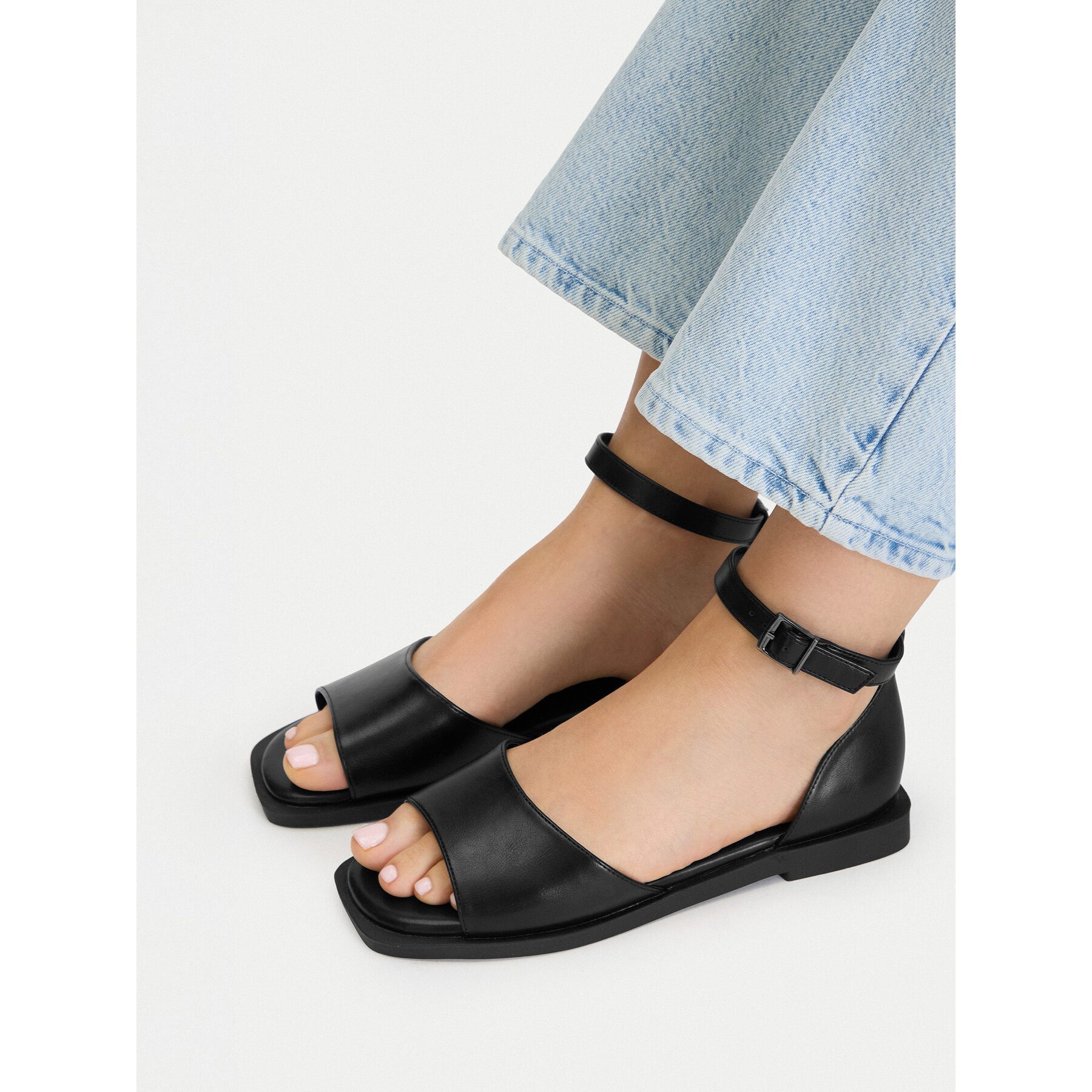 Jenny Jenny Damen-Sandalen Schwarz Sandale – Bild 2 von 4