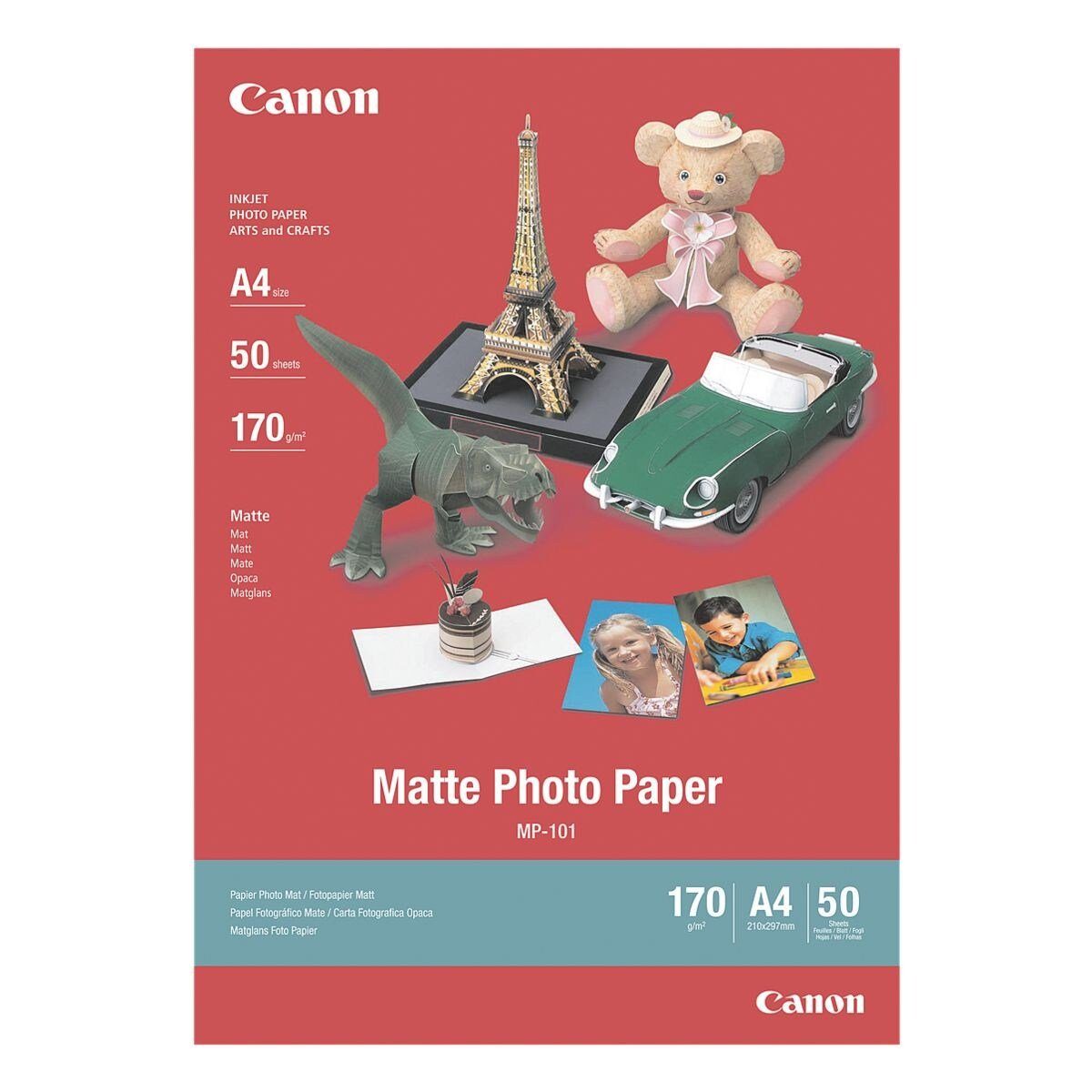 Canon Fotopapier MP-101, mit beschichteter Rückseite