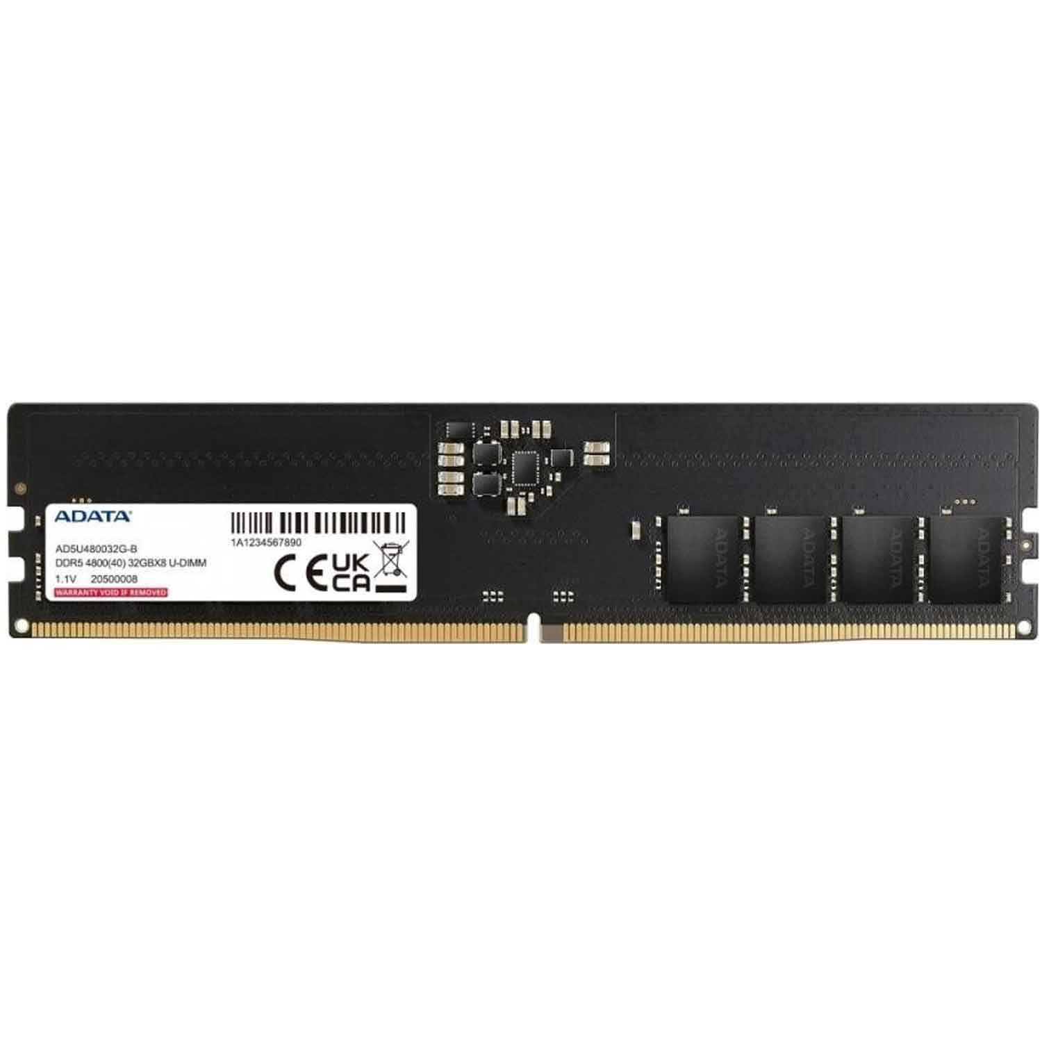 ADATA 32GB DDR5-4800 CL40 Arbeitsspeicher Arbeitsspeicher