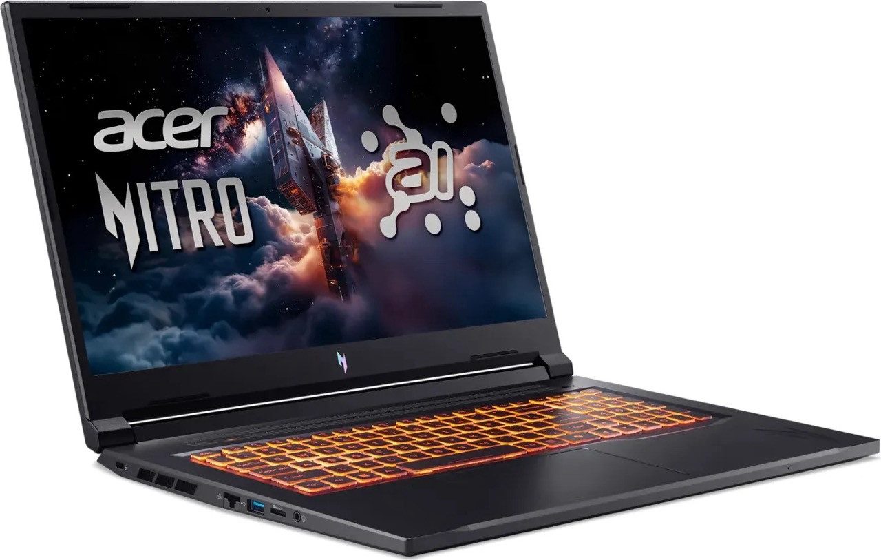 Acer Acer Nitro V17AI ANV17-41-R5NM 17.3"/Ryzen 7/16/1TSSD/RTX5060/W11 Gaming-Notebook (AMD Ryzen™ 7 260, 16 GB, 1000 GB SSD)