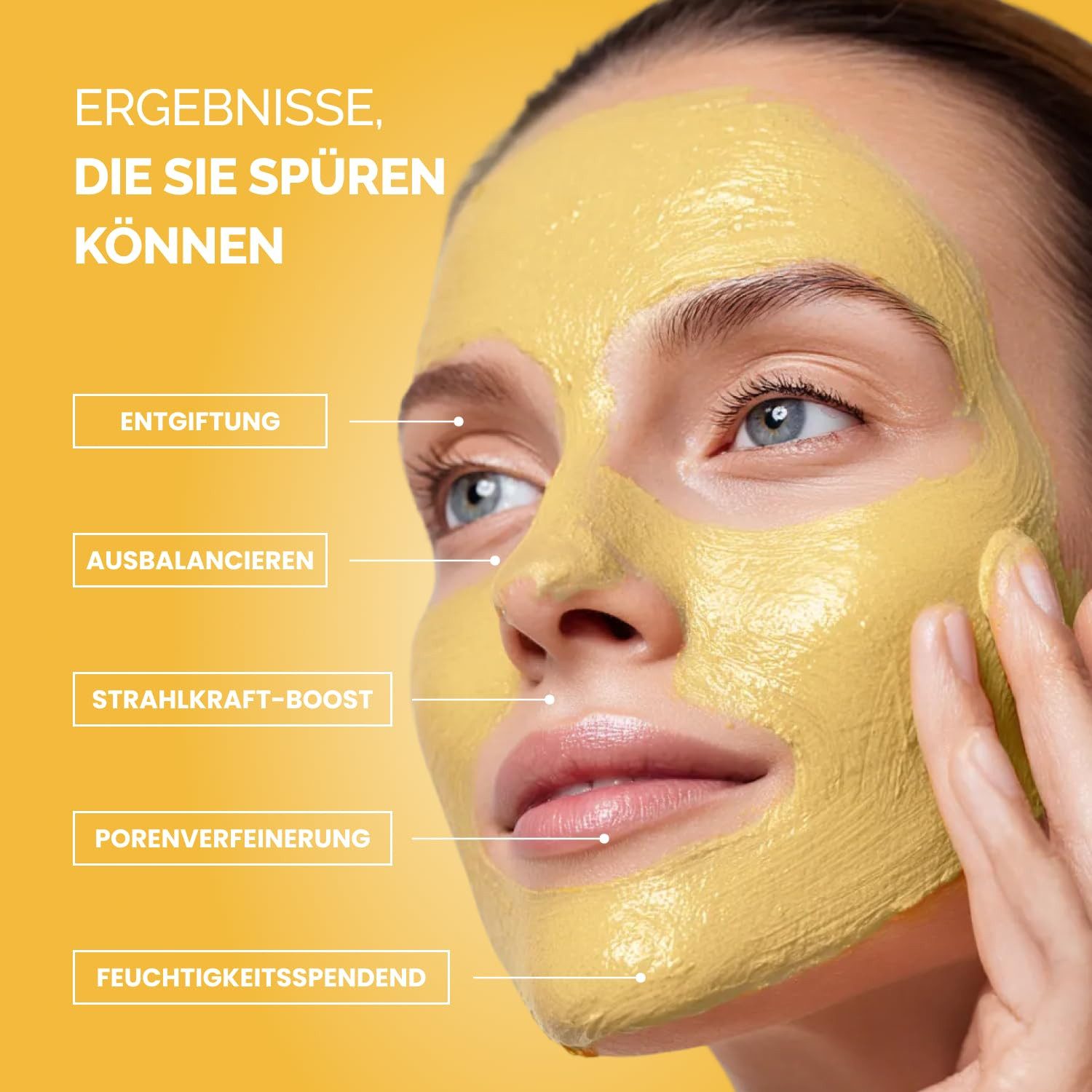 PLANTIFIQUE Gesichtsmaske Koreanische Gesichtsmaske mit Avocado, Fango & Superfoods – 110 g Korean Clay Face & Body Mask, Tonerde Maske Körper und Gesicht Anti Pickel Poren Mitesserentferner