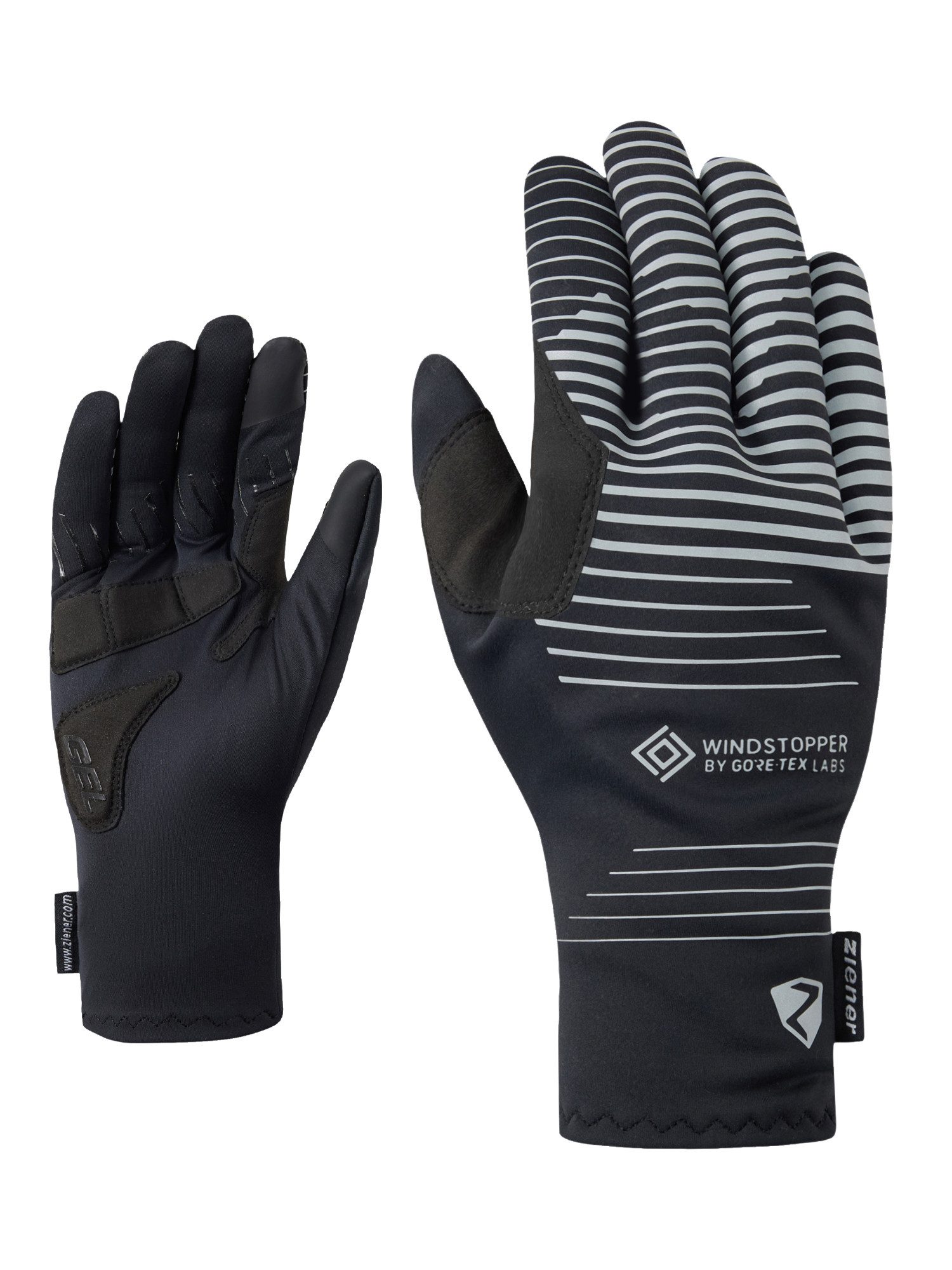 Ziener Fahrradhandschuhe DANIE-Z WINDSTOPPER® by GORE TEX LABS® TOUCH winddicht, wasserabweisend, atmungsaktiv