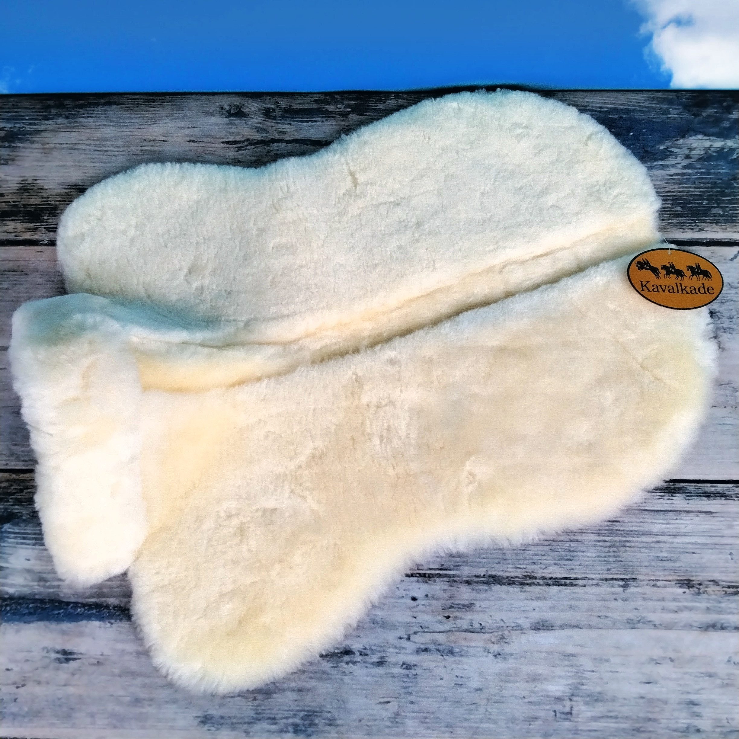 EPONA Sattelpad Kavalkade - Sattelkissen Pure Lammfell - Natur, (1-St)