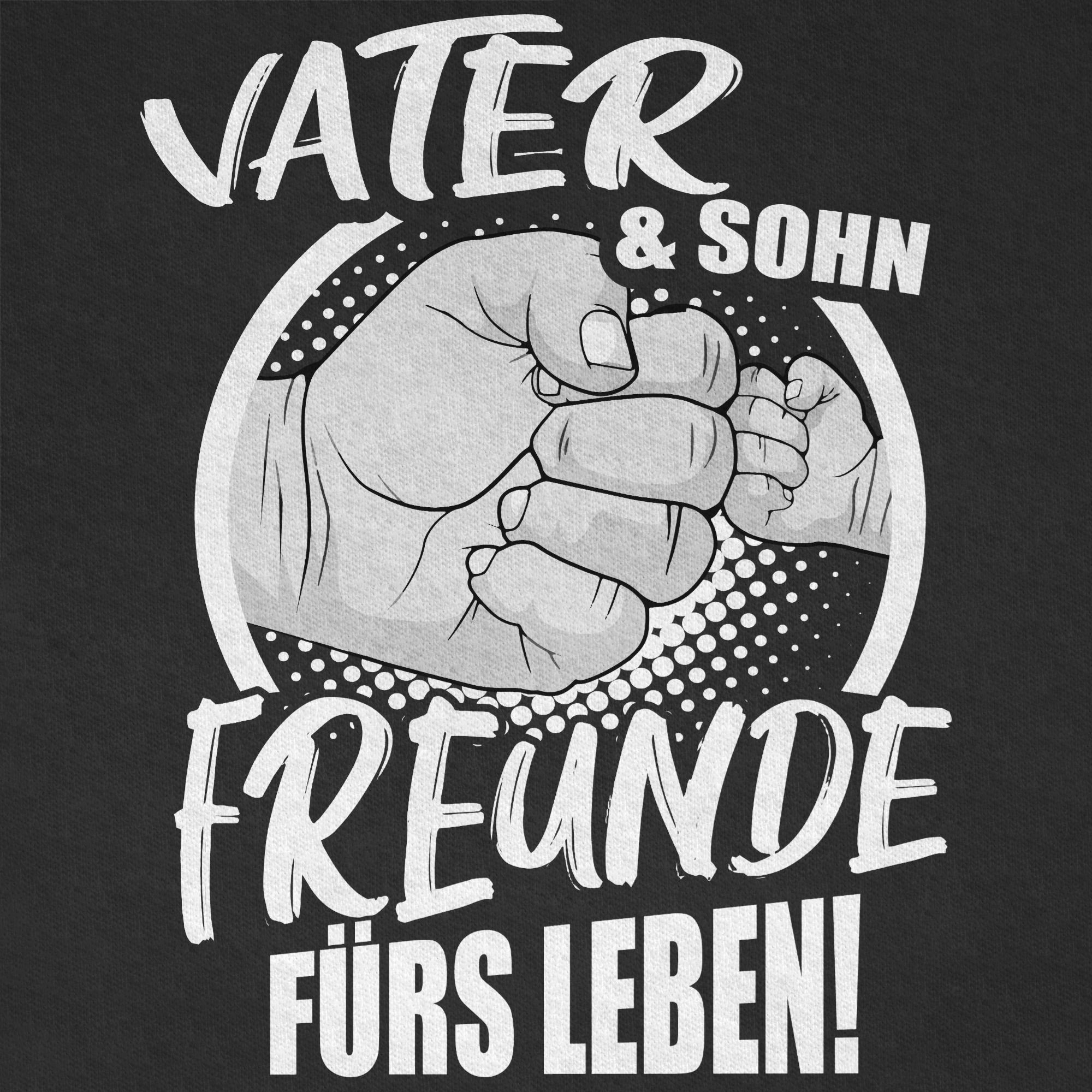 Shirtracer T-Shirt Vater & Sohn Freunde fürs Leben! (1-tlg) Partner-Look Familie Kind