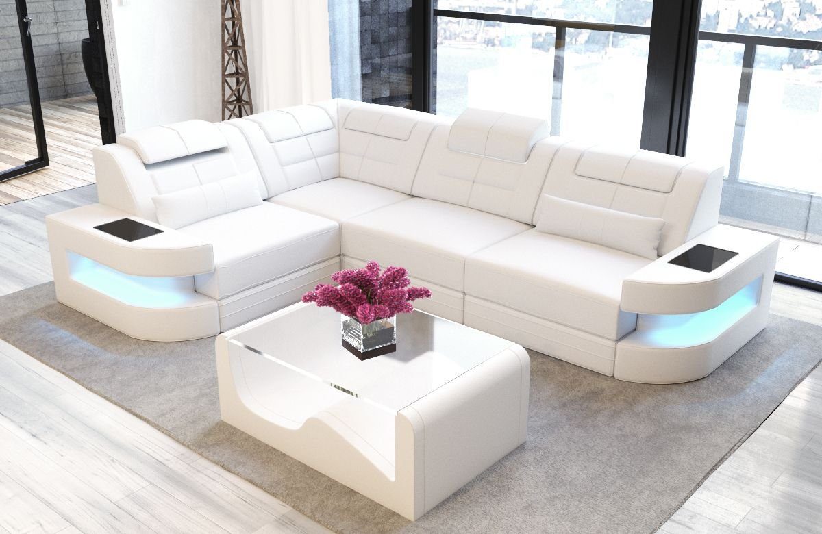 Sofa Dreams Ecksofa Leder Sofa Ledercouch günstig online kaufen