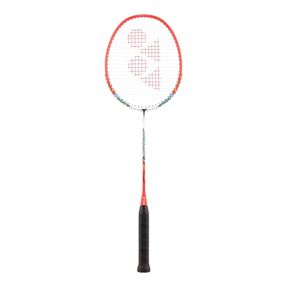 Yonex Badmintonschläger Muscle Power 2 (Freizeit/Schulsport) weiss/rot - besaitet, Gewichtsklasse: 4U