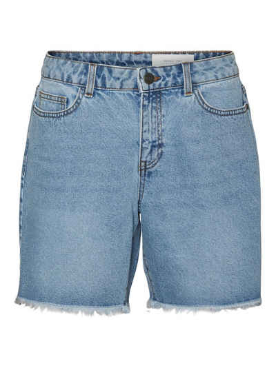 Noisy may Jeansshorts Smiley (1-tlg) Fransen