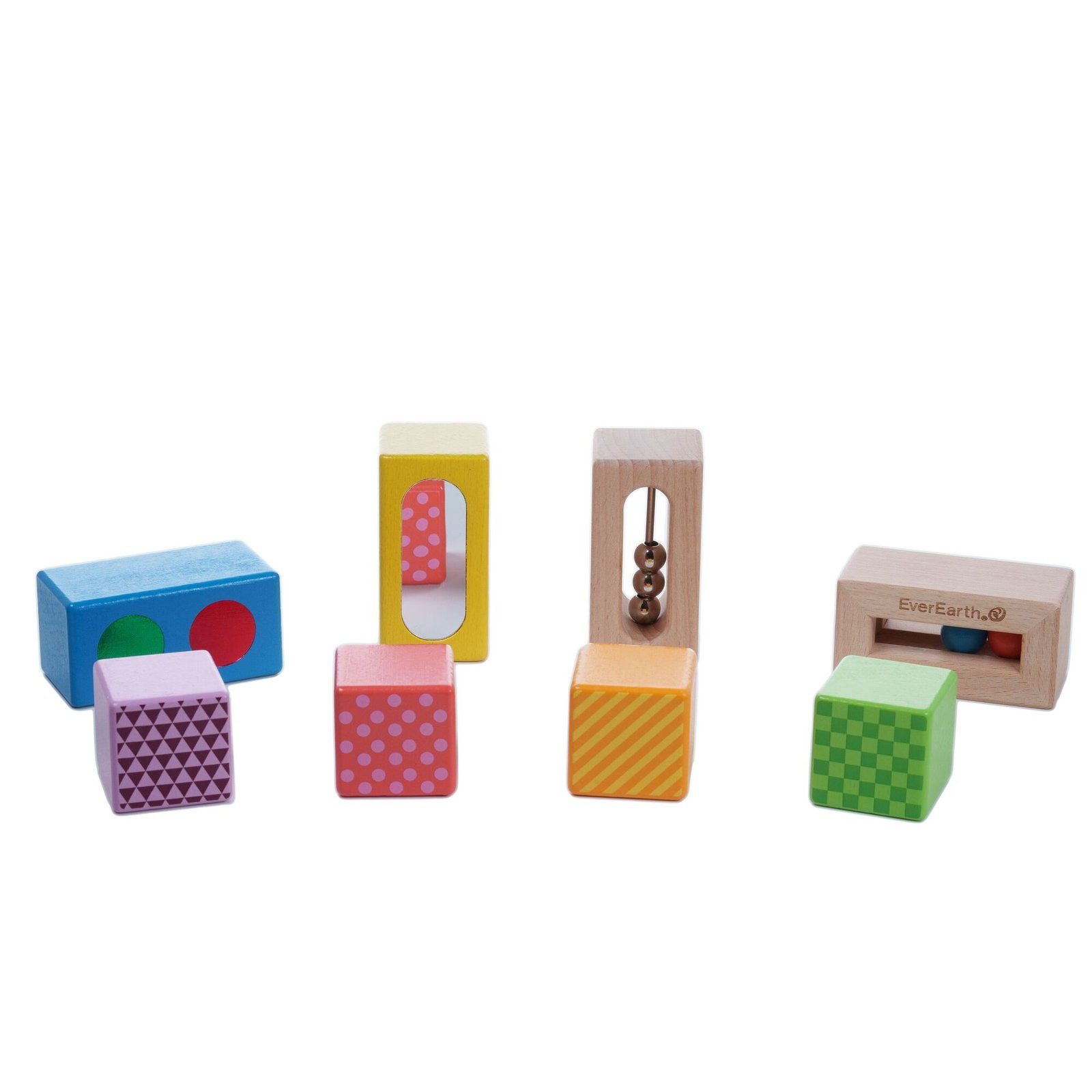 EverEarth® Lernspielzeug Entdeckerbausteine aus Holz – Lern- & Motorikspiel günstig online kaufen