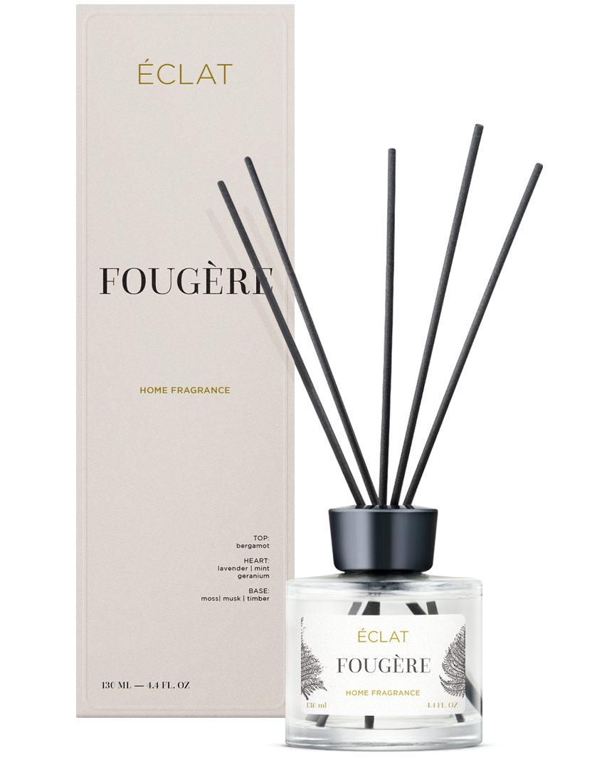 ÉCLAT Raumduft ECLAT Fougère - Raumduft Diffusor Lufterfrischer mit Stäbchen