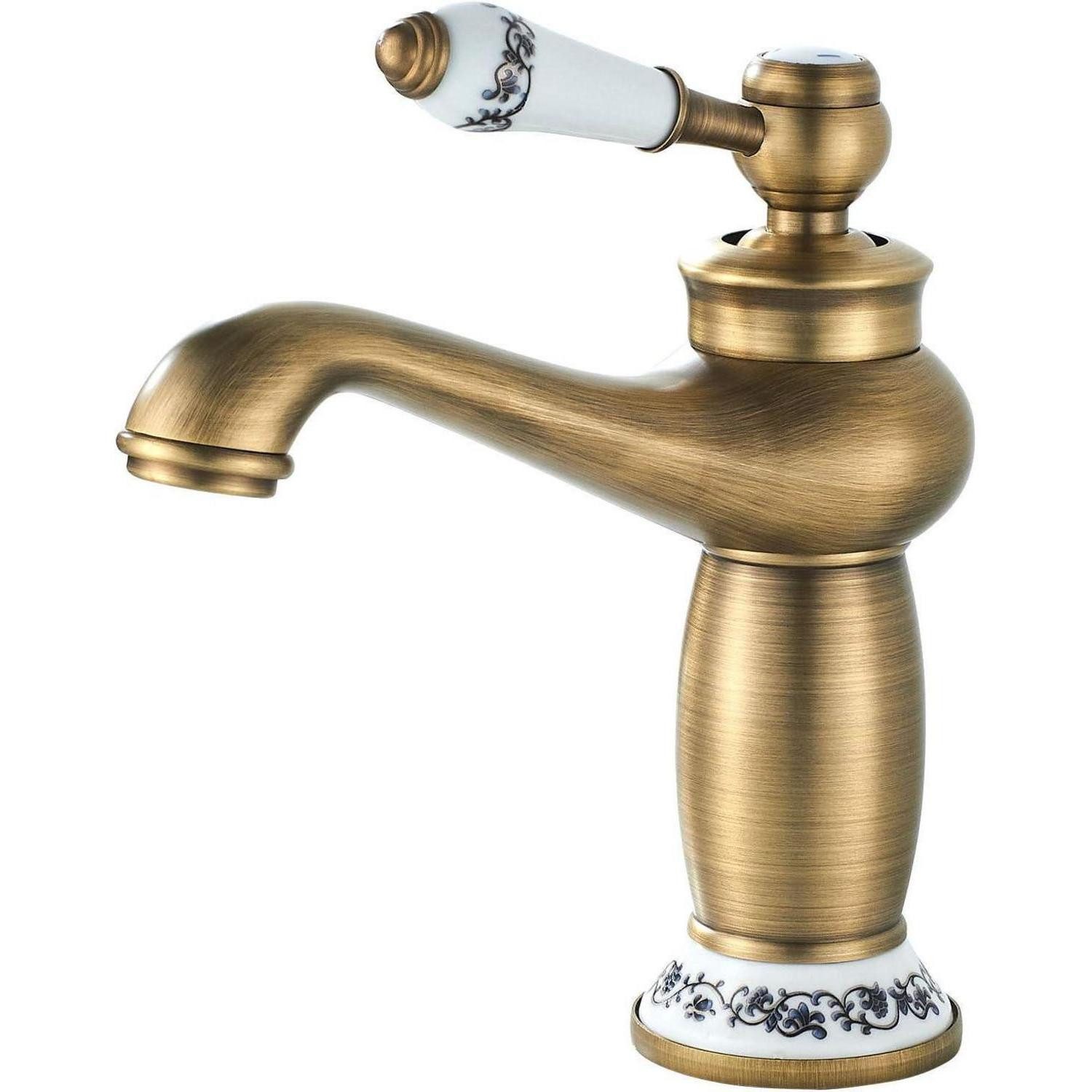 LuxusKollektion Waschtischarmatur Wasserhahn Retro Bronze Waschtischarmatur günstig online kaufen