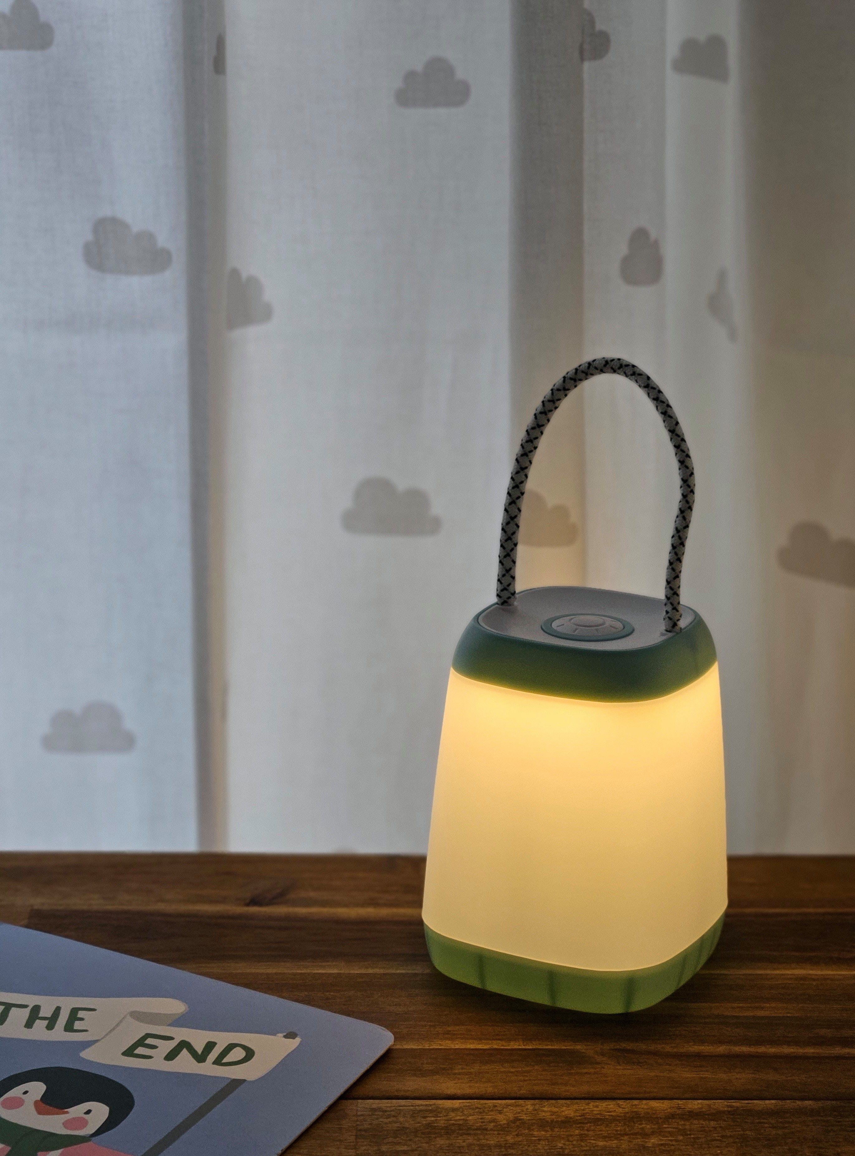 Meinposten Dekolicht Lampe Leuchte kleine Tischleuchte LED Camping dimmbar tragbar, LED fest integriert, Tageslichtweiß