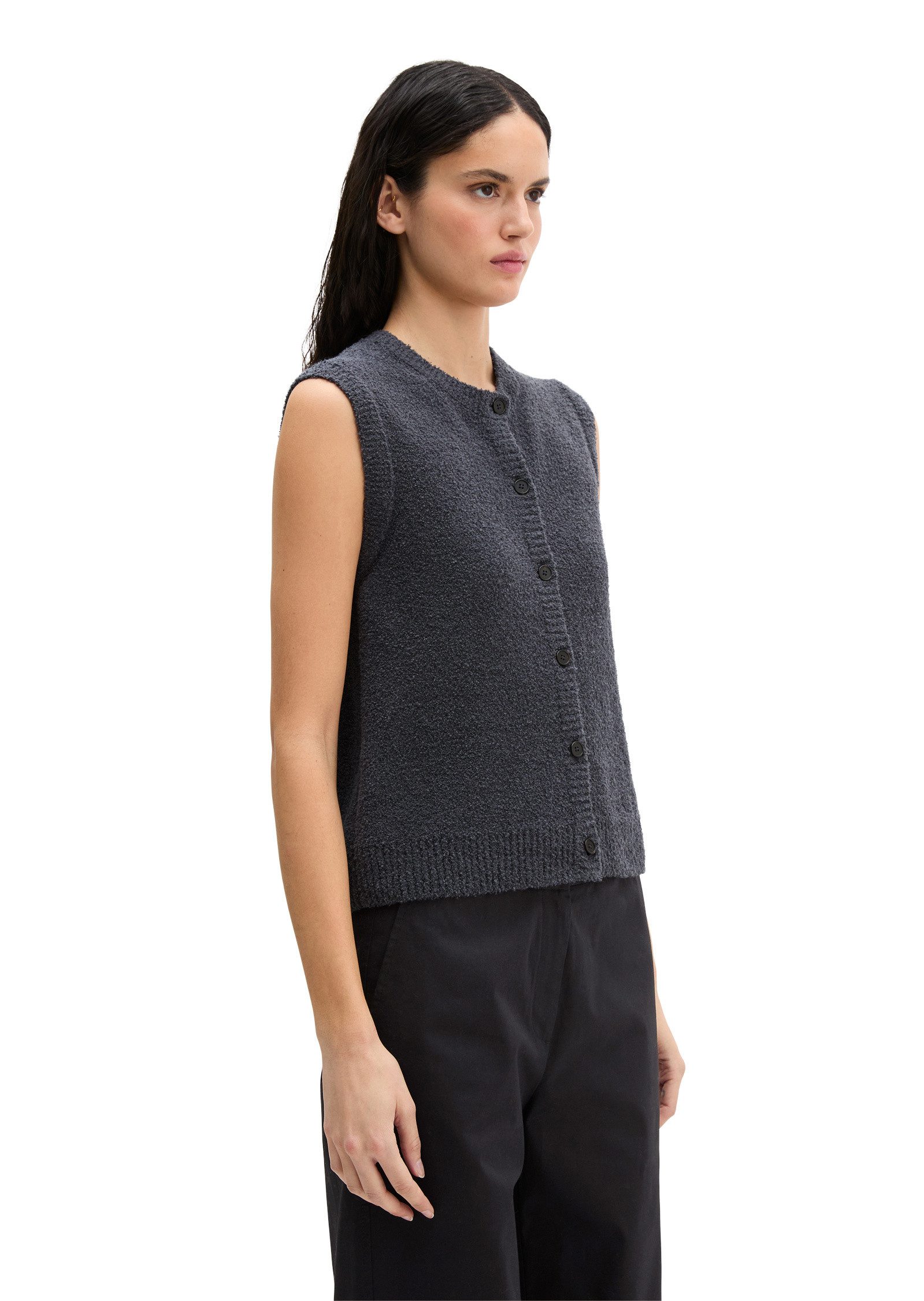 Marc O'Polo Strickweste aus Bouclé-Garn günstig online kaufen