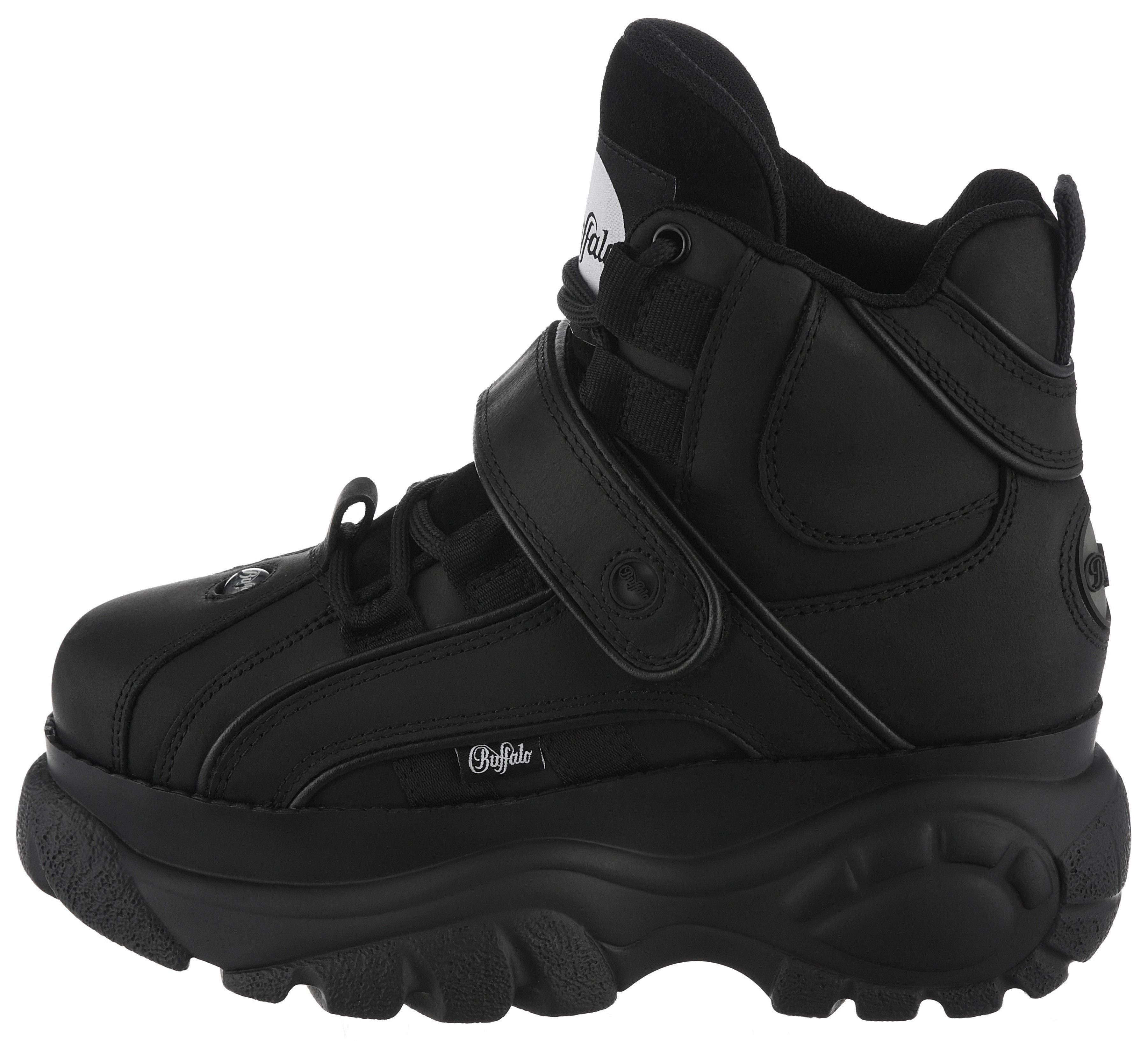 Buffalo Schnürboots High-Top Sneaker, Chunky Boots, Plateauboots mit kräftiger Laufsohle