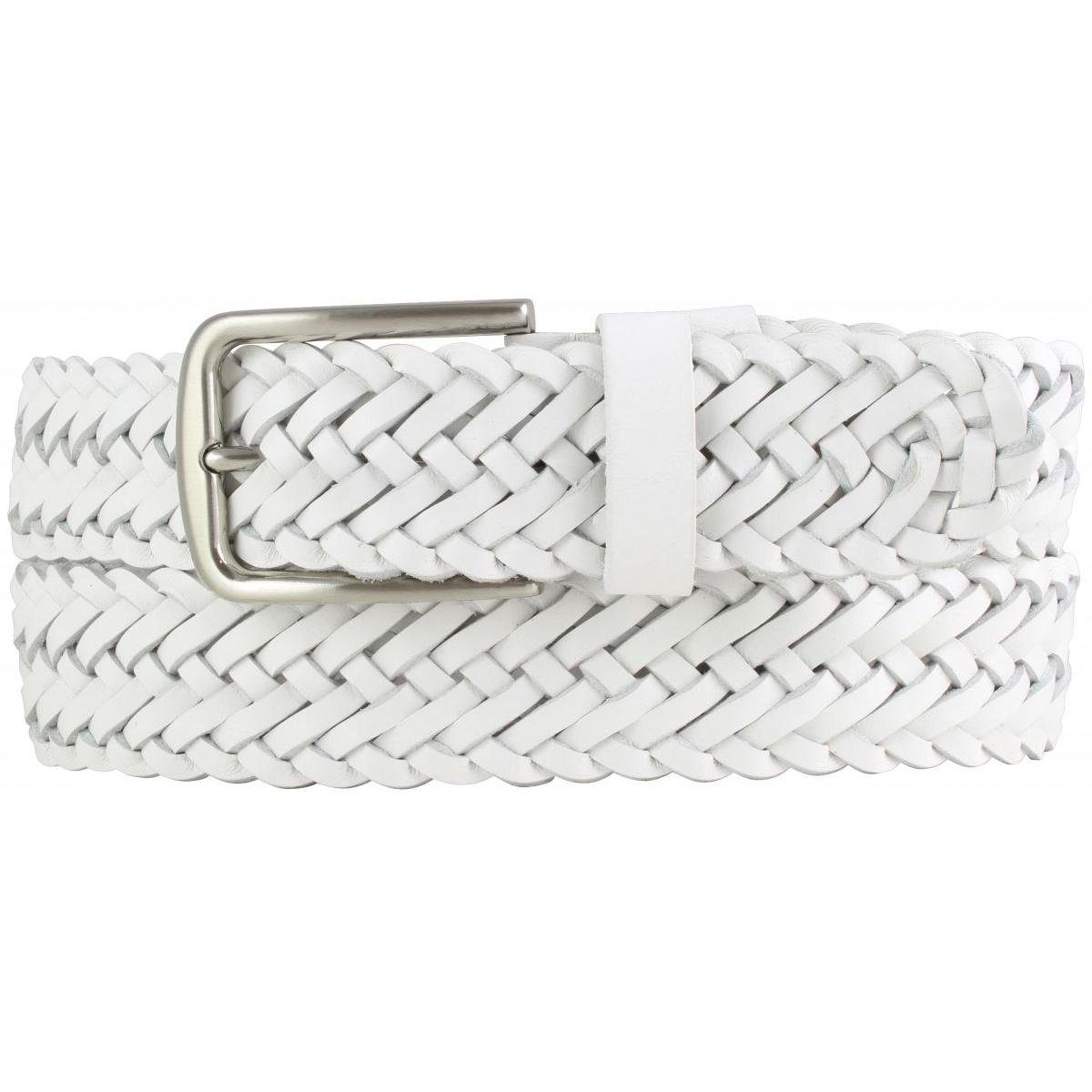 BELTINGER Ledergürtel Flecht-Gürtel aus Vollrindleder 3,5 cm - Flecht-Ledergürtel für Damen (1-St)