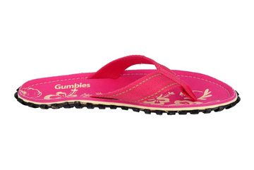 Gumbies »2202 Gumbies Islander Pink Hibiscus« Zehentrenner
