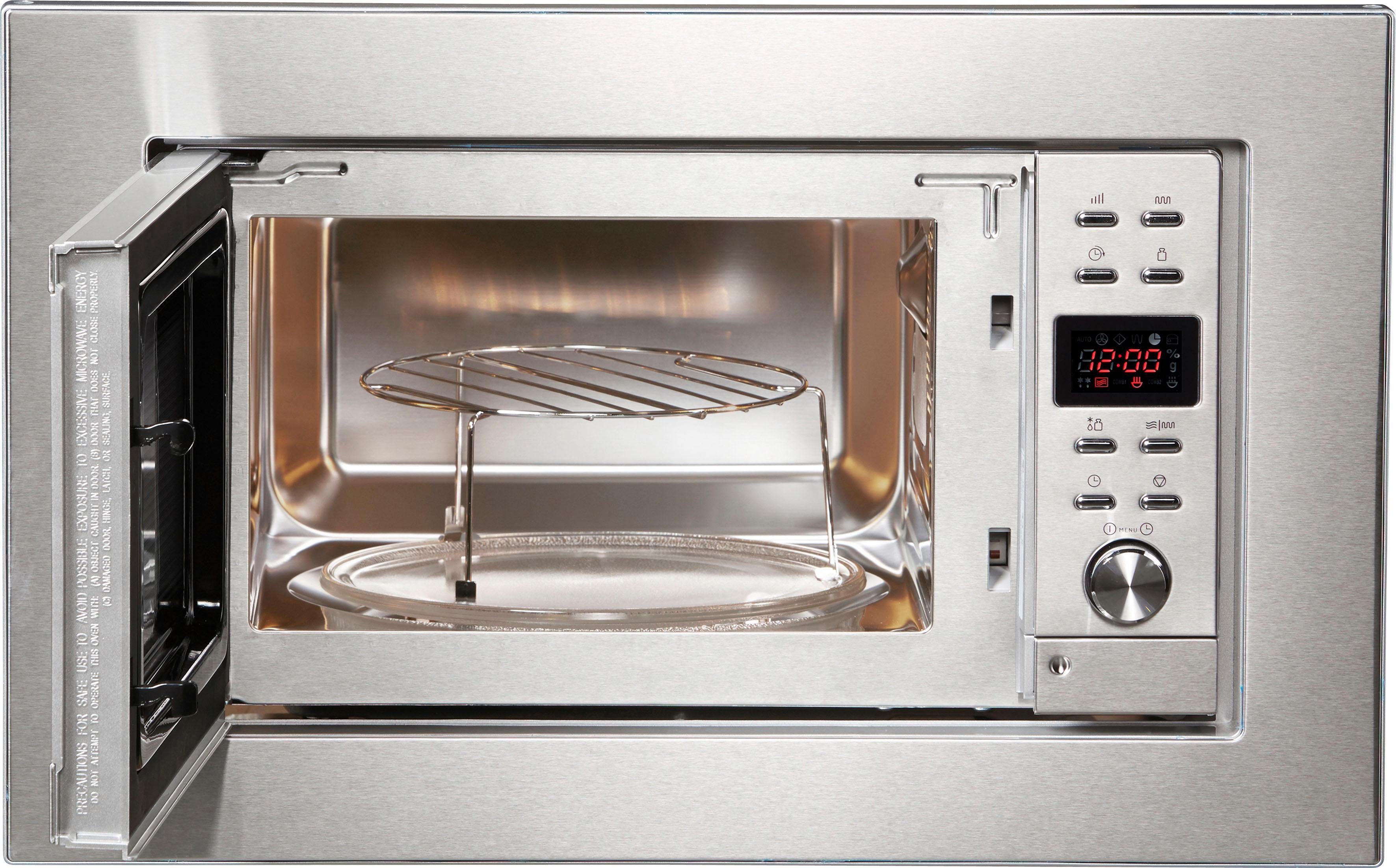 Amica Einbau-Mikrowelle EMW 13185 E, Grill, Mikrowelle, 20 l, Viel Komfort für schnelles und unkompliziertes Kochen im Alltag