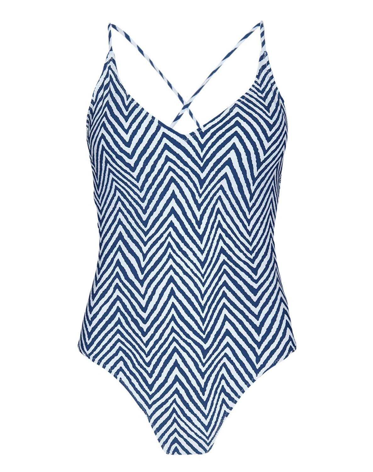 Barts Badeanzug BARTS Badeanzug Yankun Plunge One Piece Denim