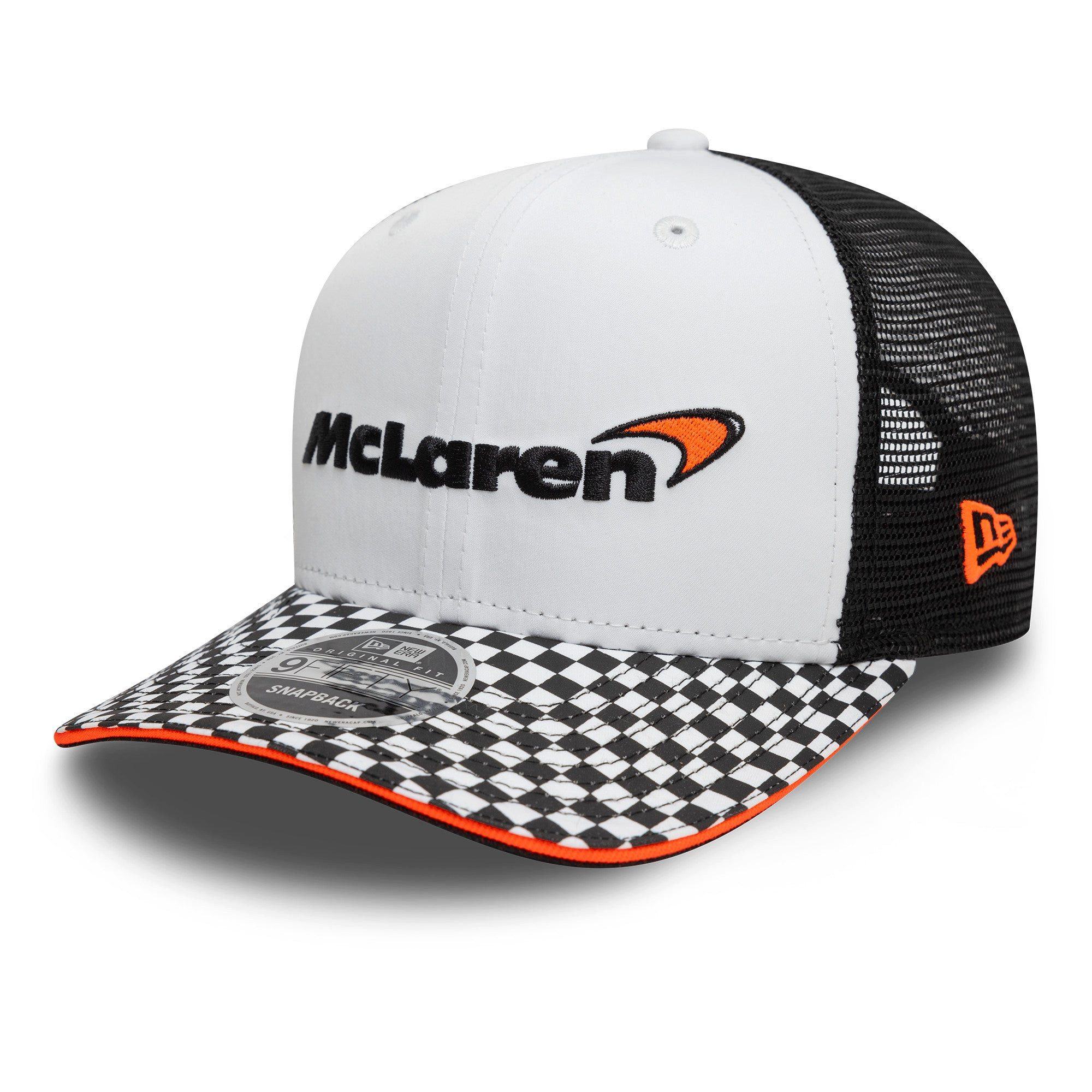 McLaren Trucker Cap McLaren F1 New Era Trucker Cap "Checkered" - weiß