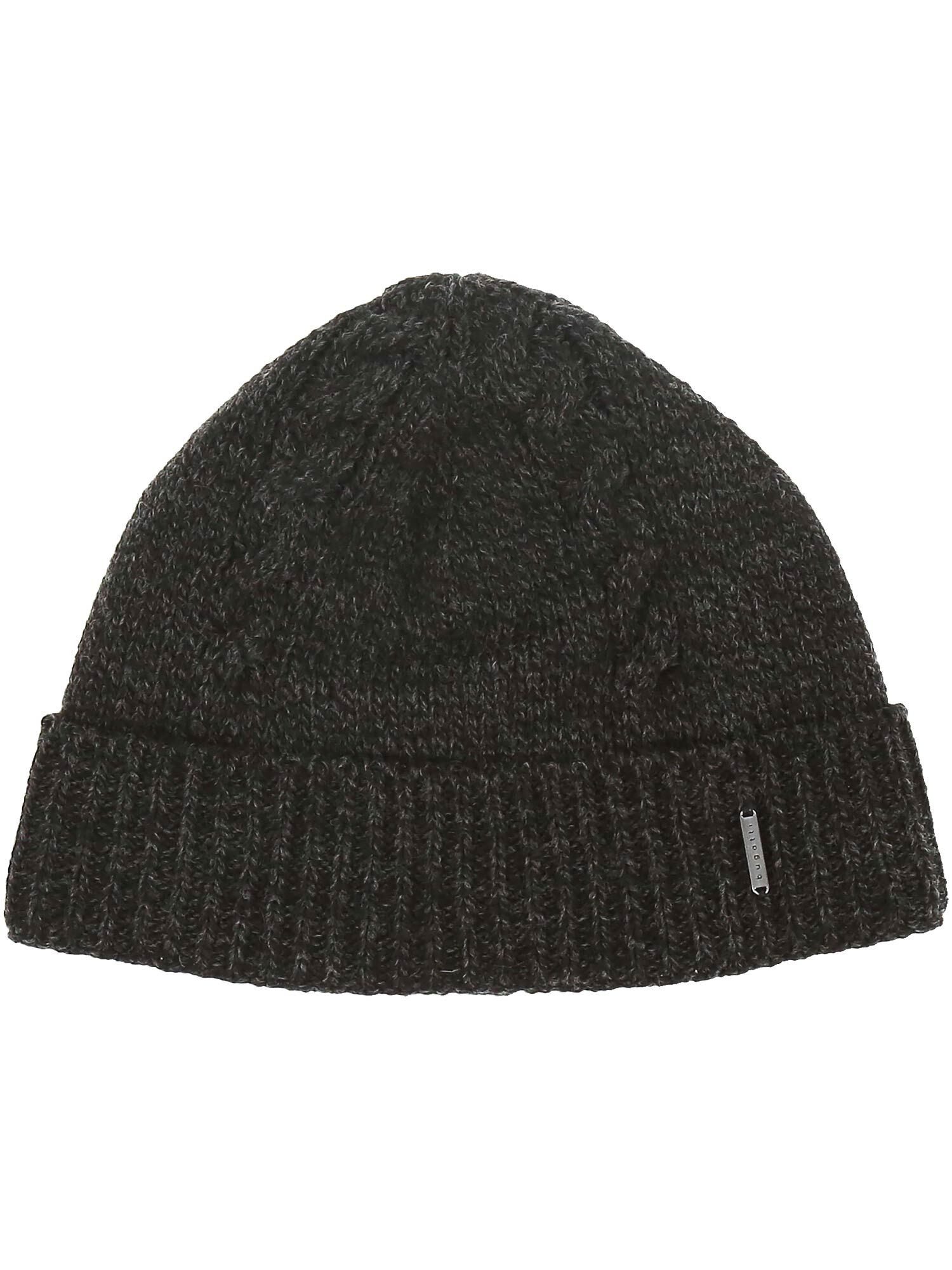 bugatti Strickmütze Wollkopfbedeckung (ohne Fransen)