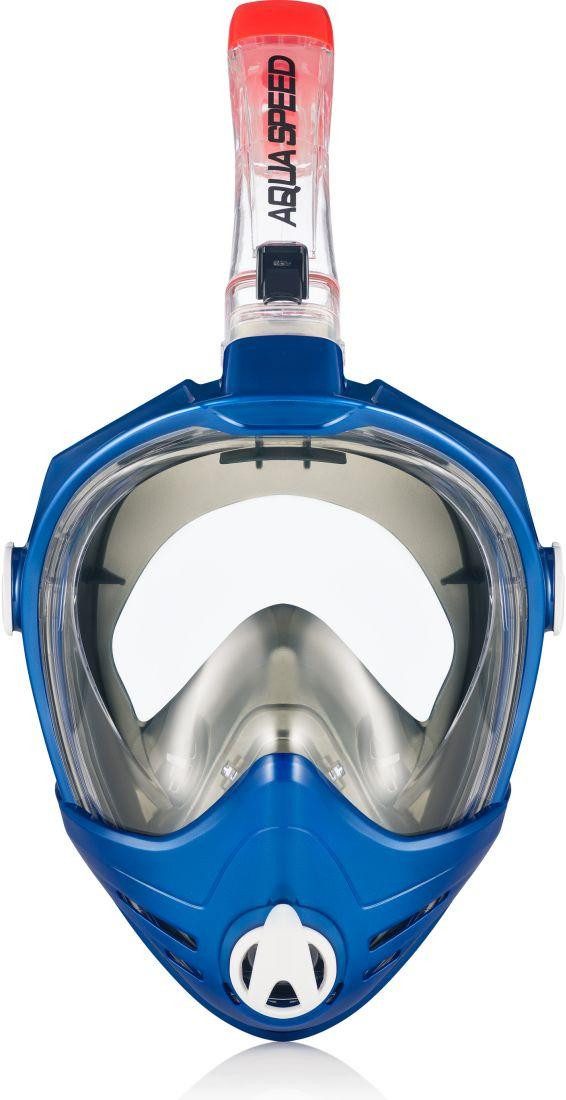 Aqua Speed Schnorchel Erwachsene 180° Panorama Full Face Schnorchelmaske für Action Kamera (Fortschrittliche Schwimmmaske mit Universeller Kamerahalterung), Unterwassererkundung & Freizeitaktivitäten am Meer oder See
