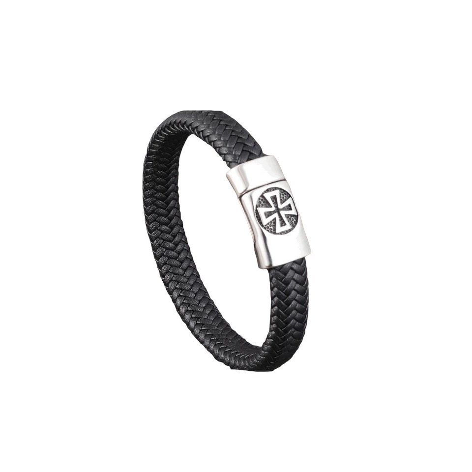 Karisma Schmuck Lederarmband Lederarmband Herren Edelstahl günstig online kaufen