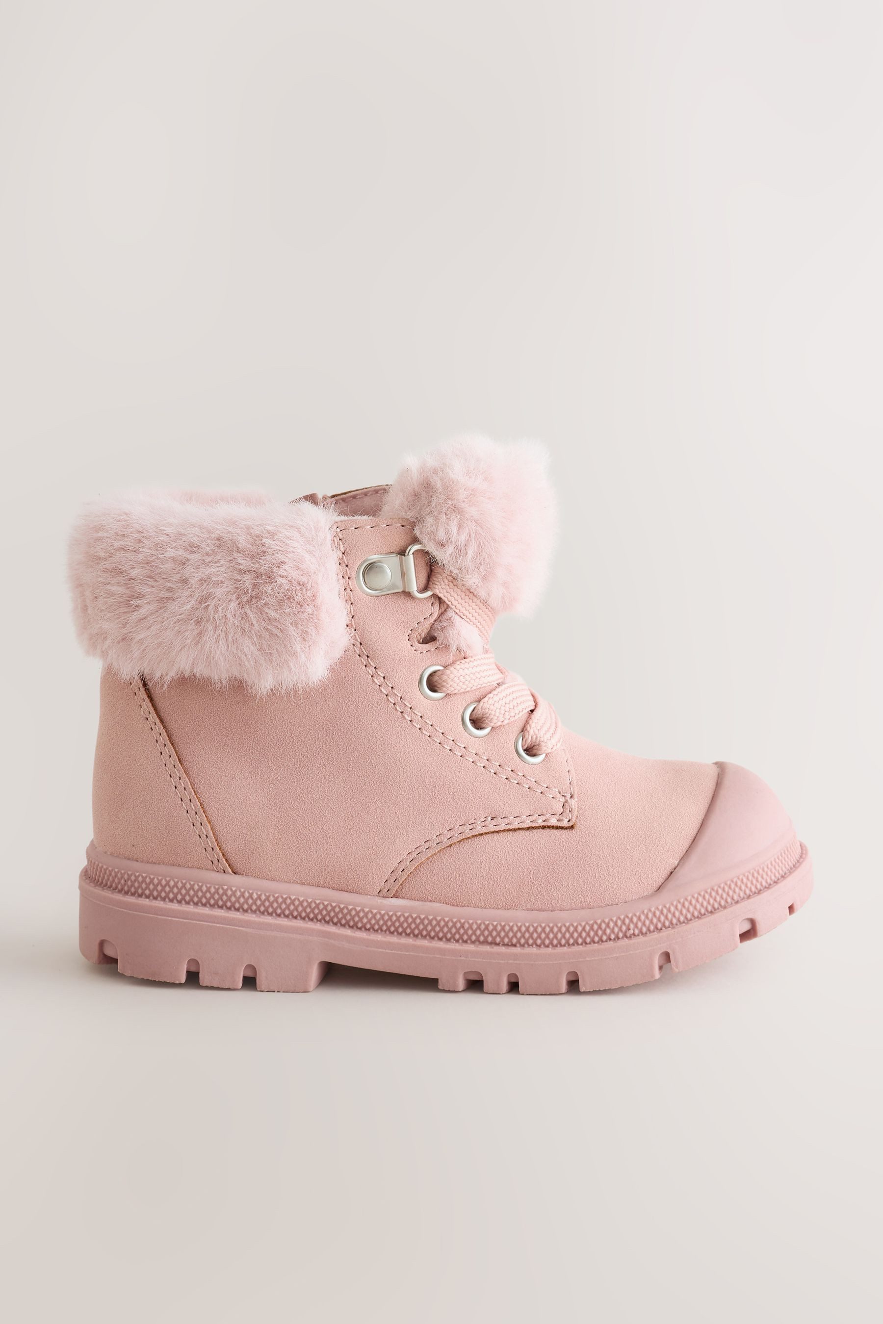 Next Schnürstiefel mit Kunstfellfutter Stiefel (1-tlg)