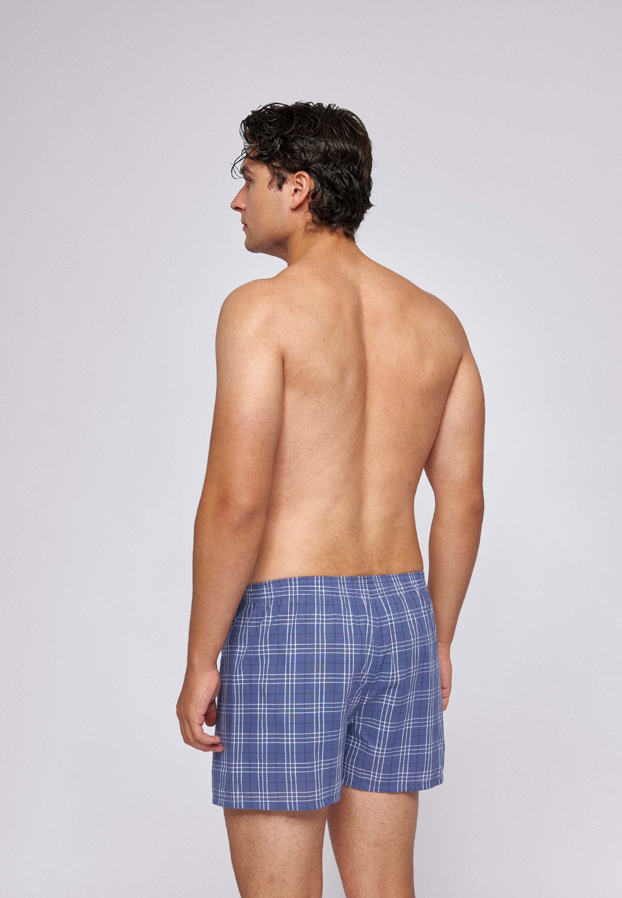 SNOCKS Weiter Boxer American Boxershorts Woven (3-St) aus 100% Bio-Baumwolle, bequeme weite Passform – Bild 4 von 5