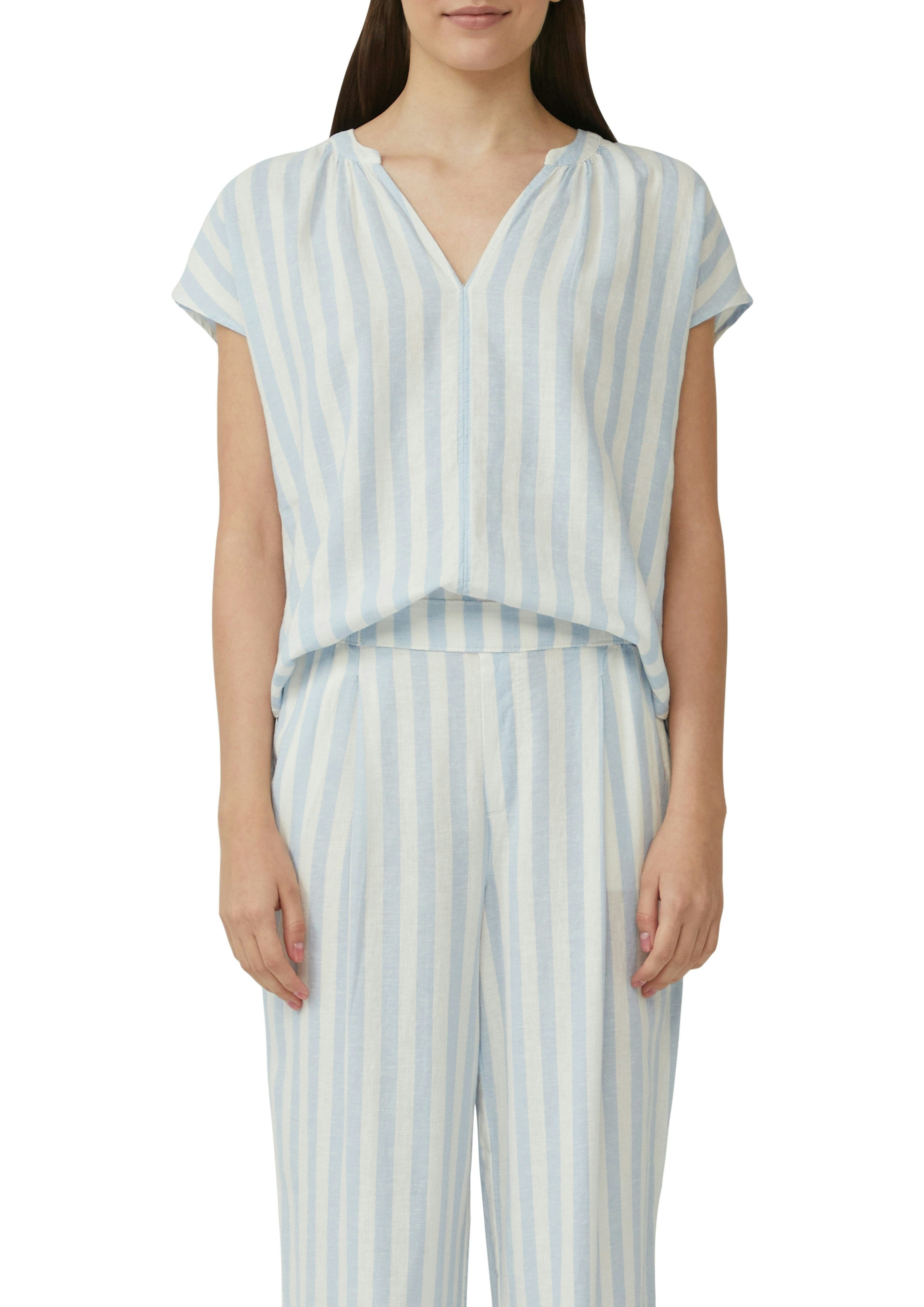 s.Oliver Kurzarmbluse mit All-Over Print