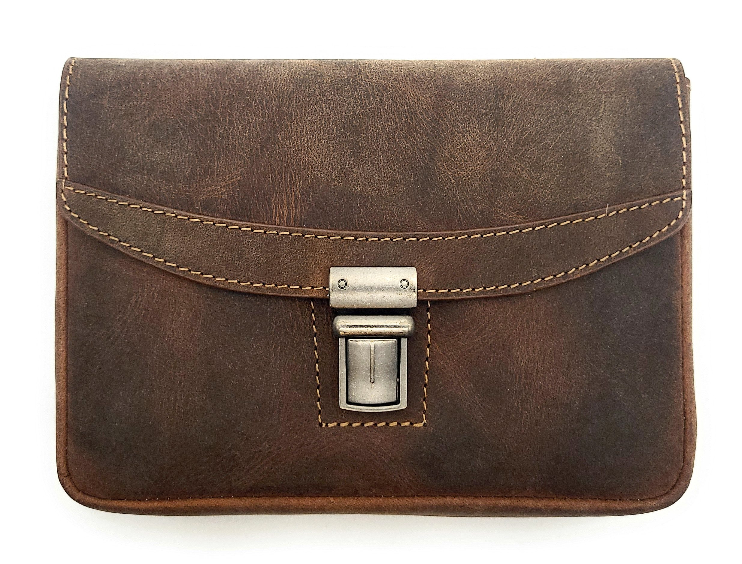 JOCKEY CLUB Gürteltasche echt Leder Bikertasche Hüfttasche Bauchtasche vintage