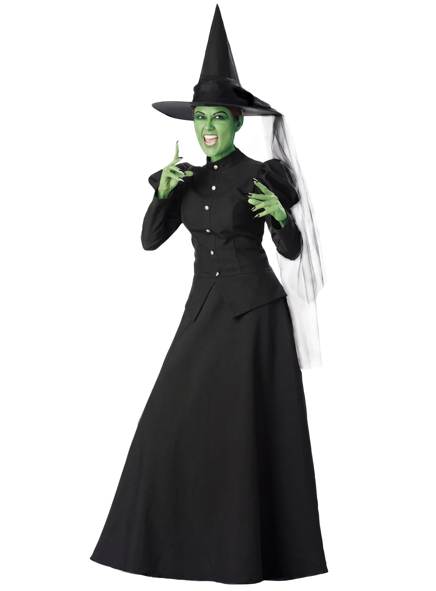 In Character Hexen-Kostüm Wicked Hexenkostüm - Kleid Halloween Kostüm Damen