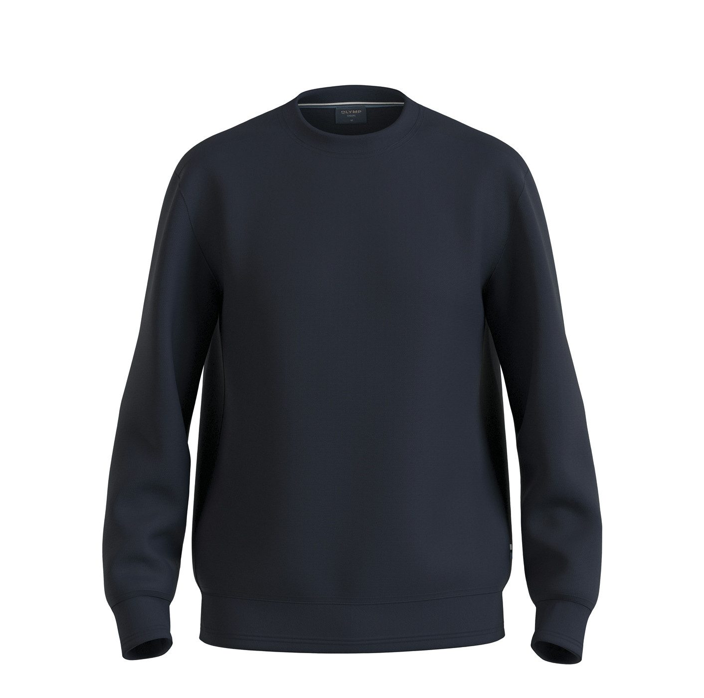 OLYMP Sweatshirt unifarben, Basic, Rundhals, regular fit