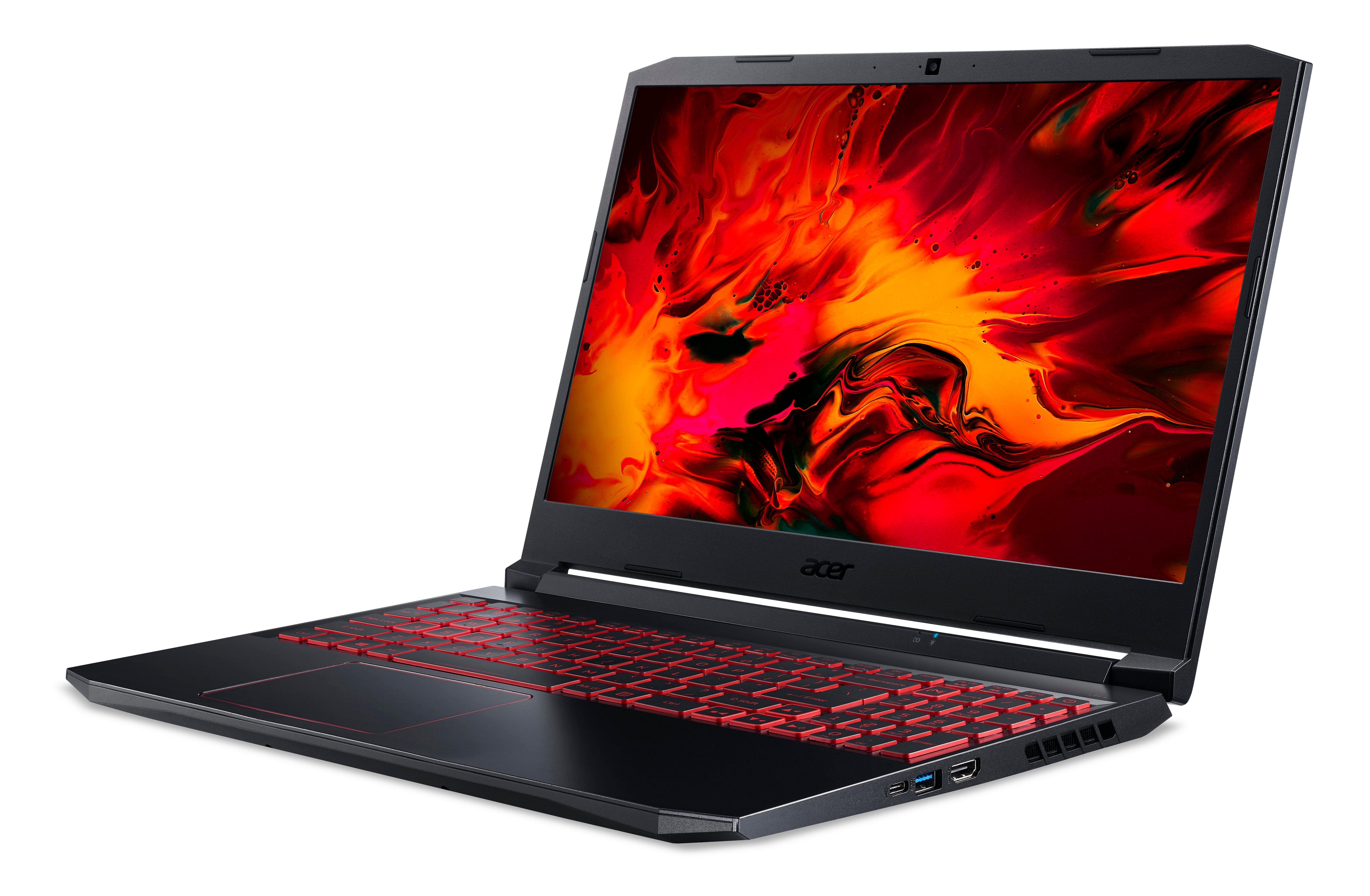 Acer Nitro 5 (AN515-44-R74R) Gaming-Notebook (39,62 cm/15.6 Zoll, AMD Ryzen  5 4600H, GTX 1650, 512 GB SSD, AMD Ryzen 5 4600H, 8GB, 512GB SSD, Full-HD  IPS, GeForce GTX 1650, Tastatur rot beleuchtet)