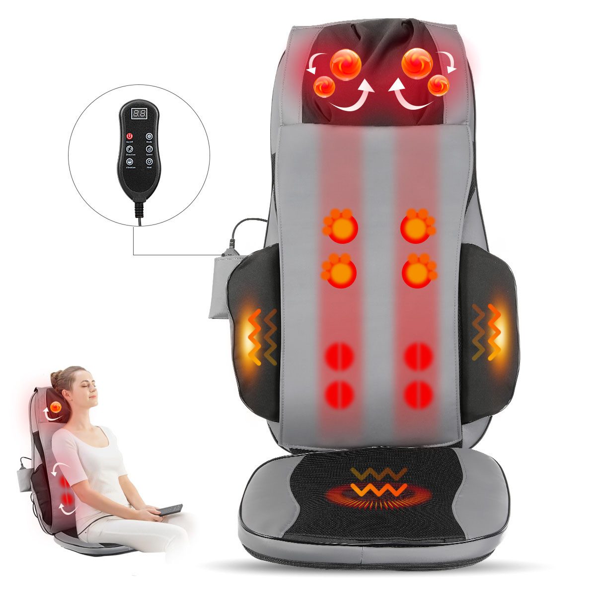oyajia Massagesessel Massagesitzauflage mit Wärme mit günstig online kaufen