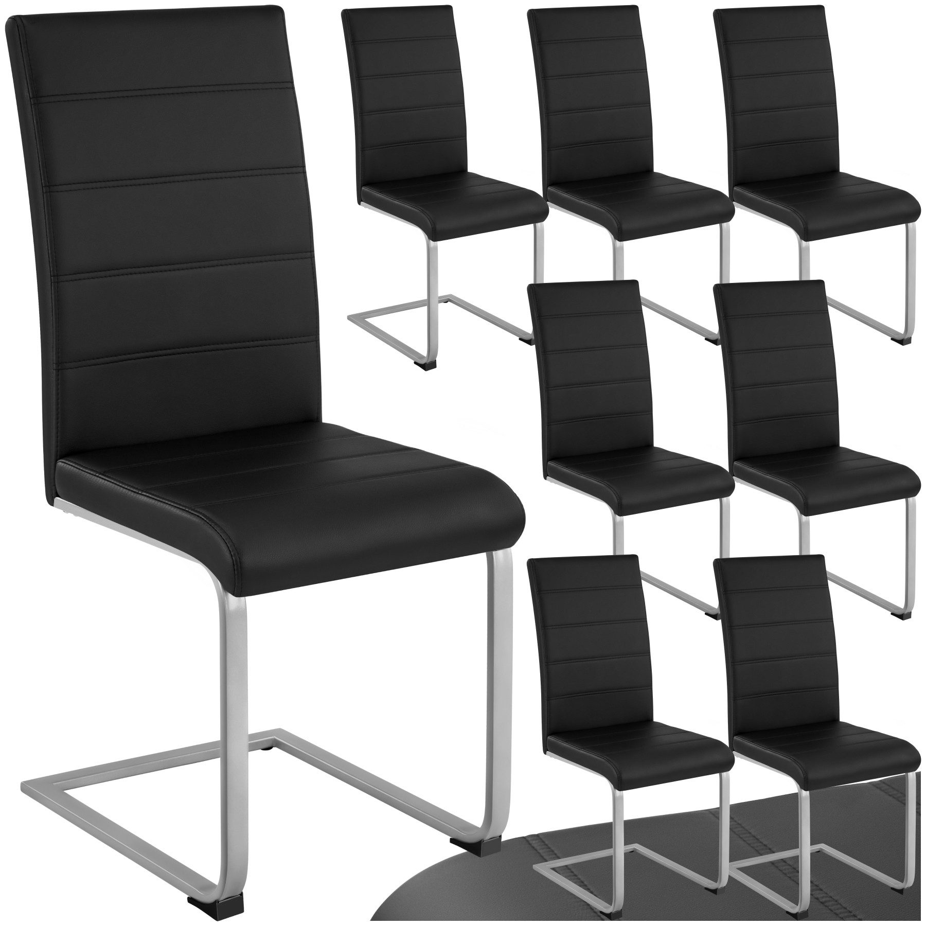 tectake Esszimmerstuhl Set Schwingstuhl (Set, 8 günstig online kaufen