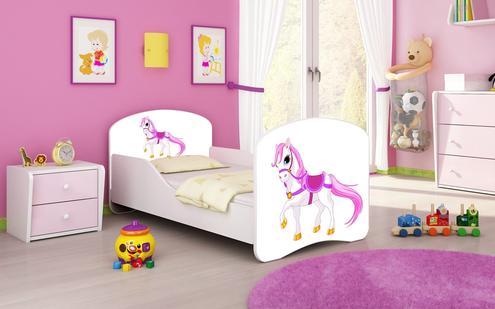 Baidani Kinderbett Milena, viele verschiedene Motive günstig online kaufen