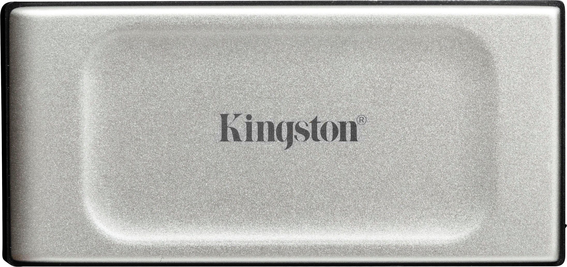 Kingston XS2000 externe SSD (500 GB) 2000 MB/S Lesegeschwindigkeit, 2000 MB/S  Schreibgeschwindigkeit, Geschwindigkeiten bis zu 2000MB/s mit USB 3.2 Gen  2x2
