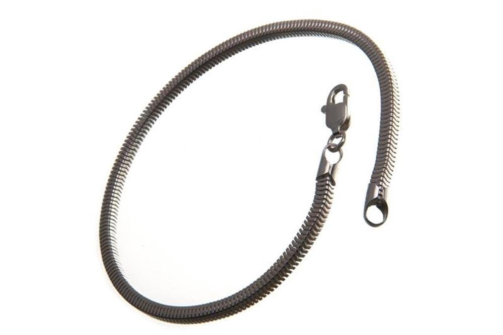 Silberarmband 925 Armband, wählbar - Silberkettenstore 3mm Länge vierkant Schlangenkette Silber,