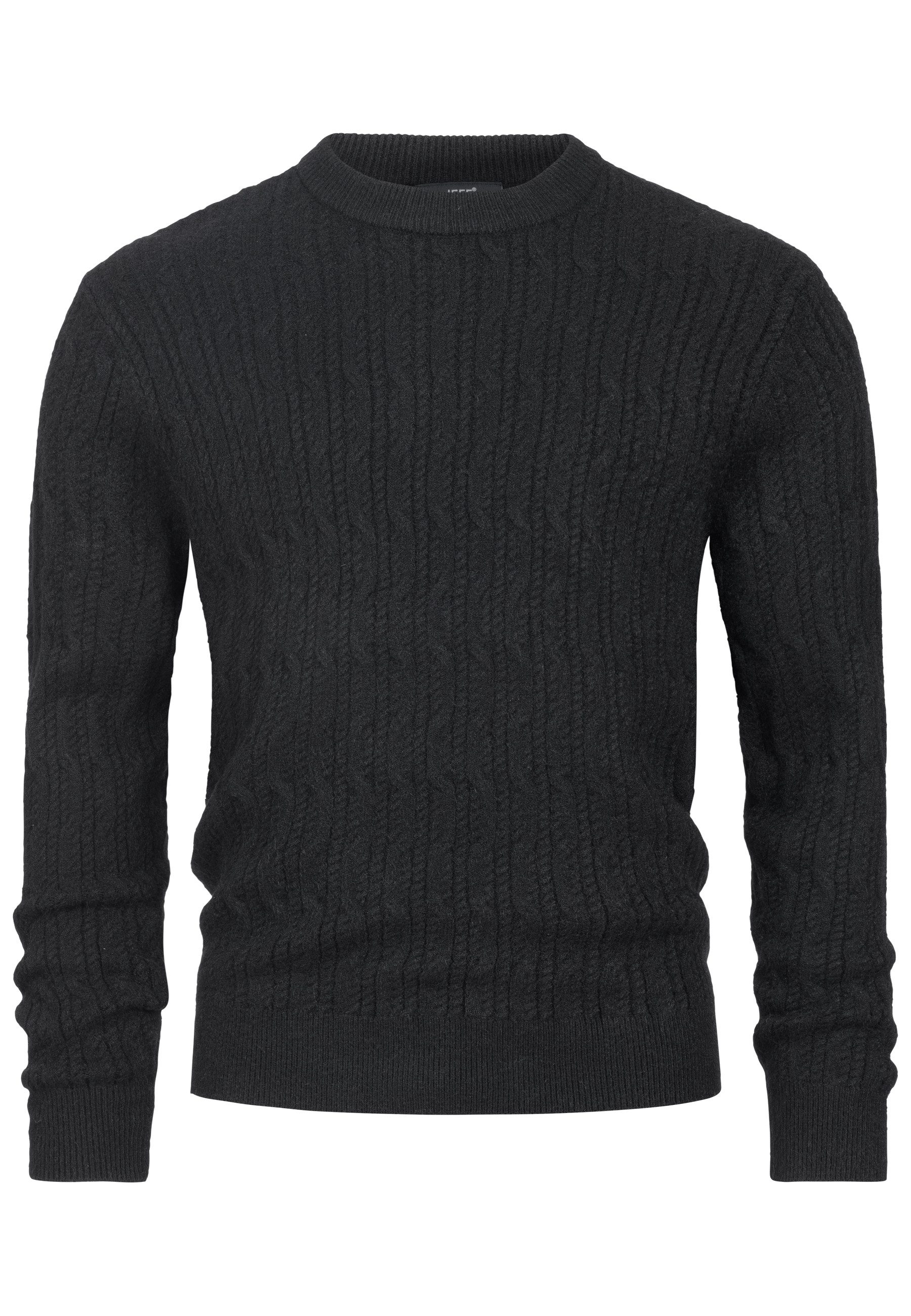 Jeff Strickpullover Herren JFMicah crew Pullover Herrenpullover Rundhalsausschnitt und bequemer Passform