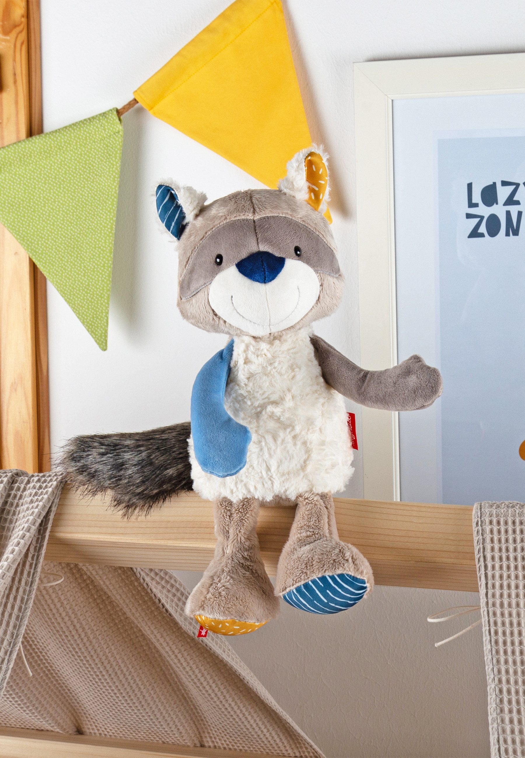 Sigikid Kuscheltier Kuscheltier Waschbär Patchwork Sweety (1-St)