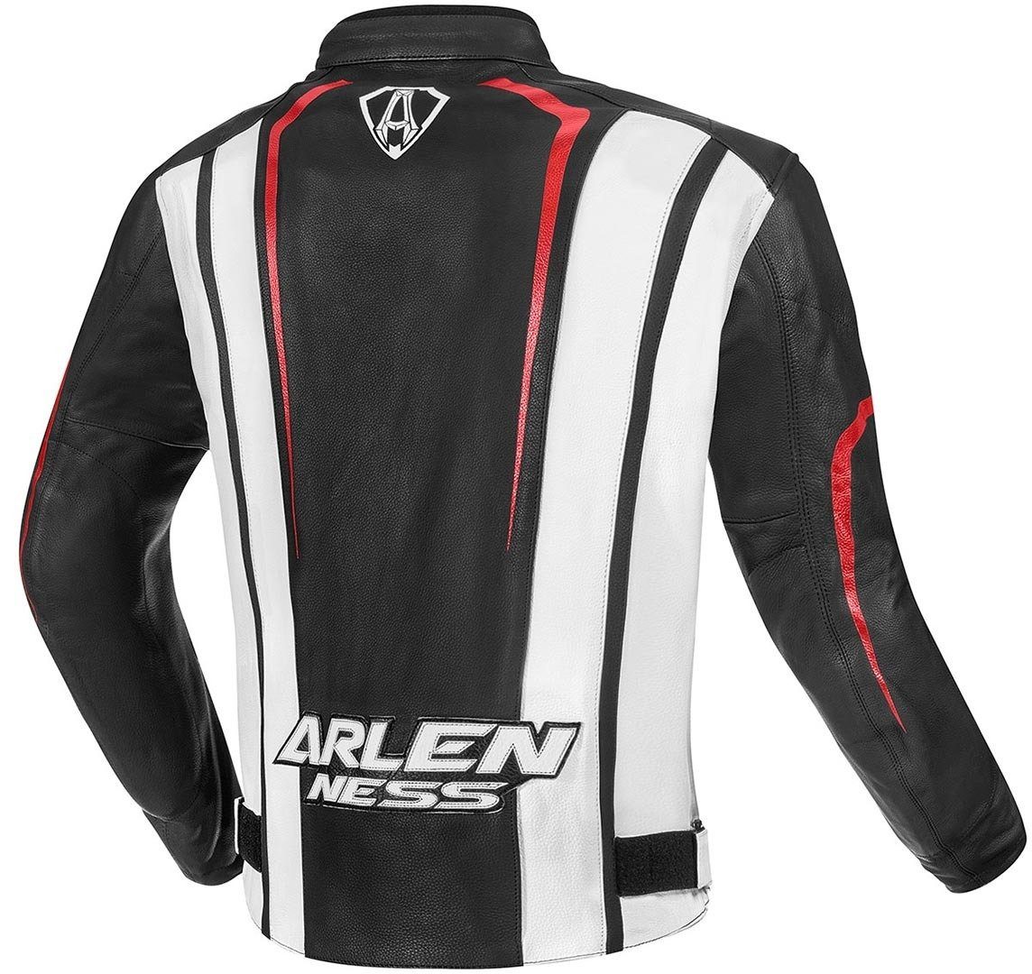 Arlen Ness Motorradjacke Motegi Motorrad Lederjacke herausnehmbares Innenfutter