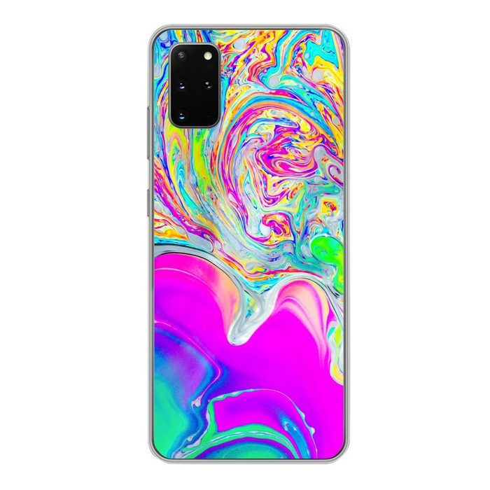 MuchoWow Handyhülle Kunst - Farben - Psychedelisch Phone Case Handyhülle Samsung Galaxy S20 Plus Silikon Schutzhülle