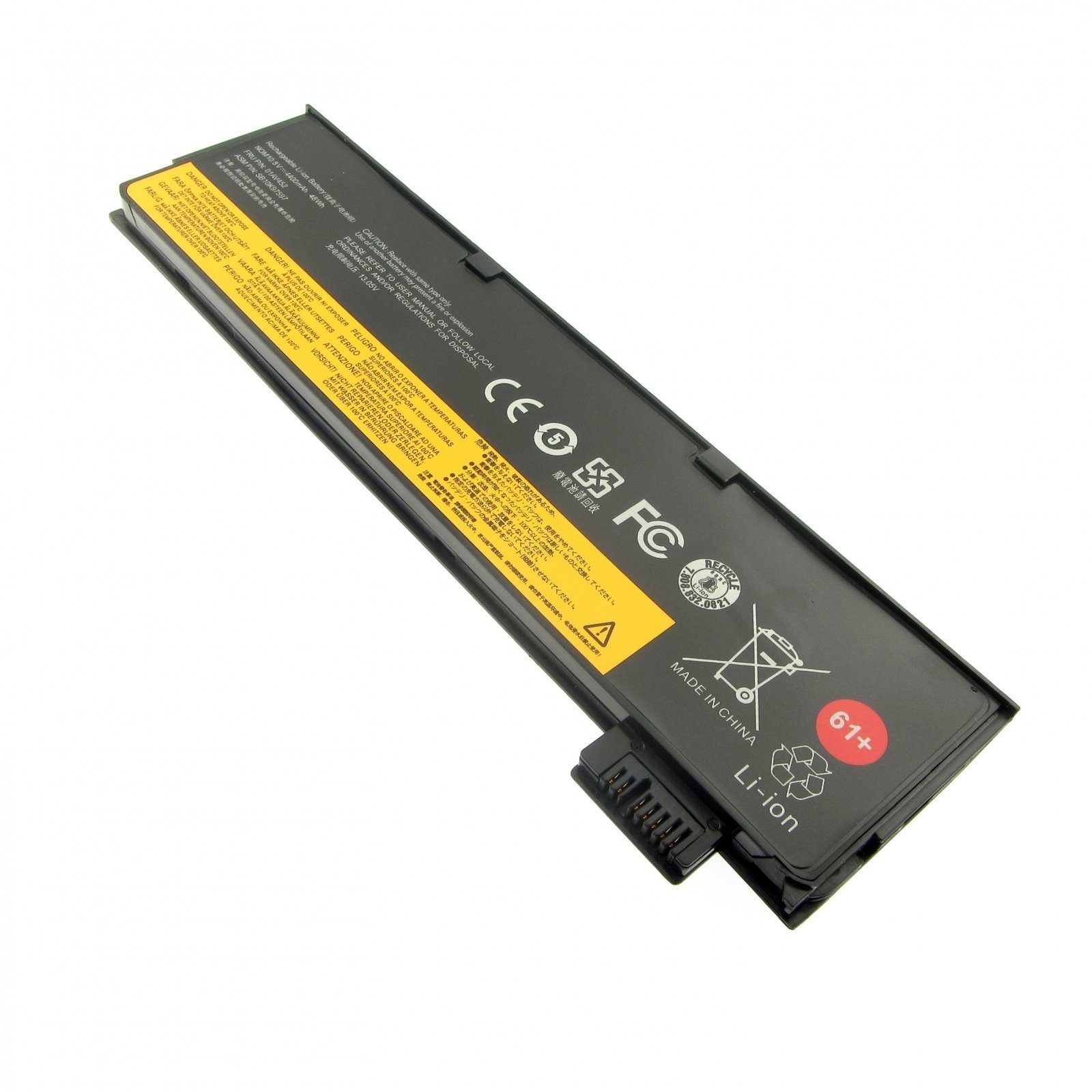 Battery 61+, 6 Laptop-Akku, LENOVO 11.1V, Akku (LiIon) Zellen, LiIon, MTXtec 48 4400mAh für Wh, Lithium-Ionen