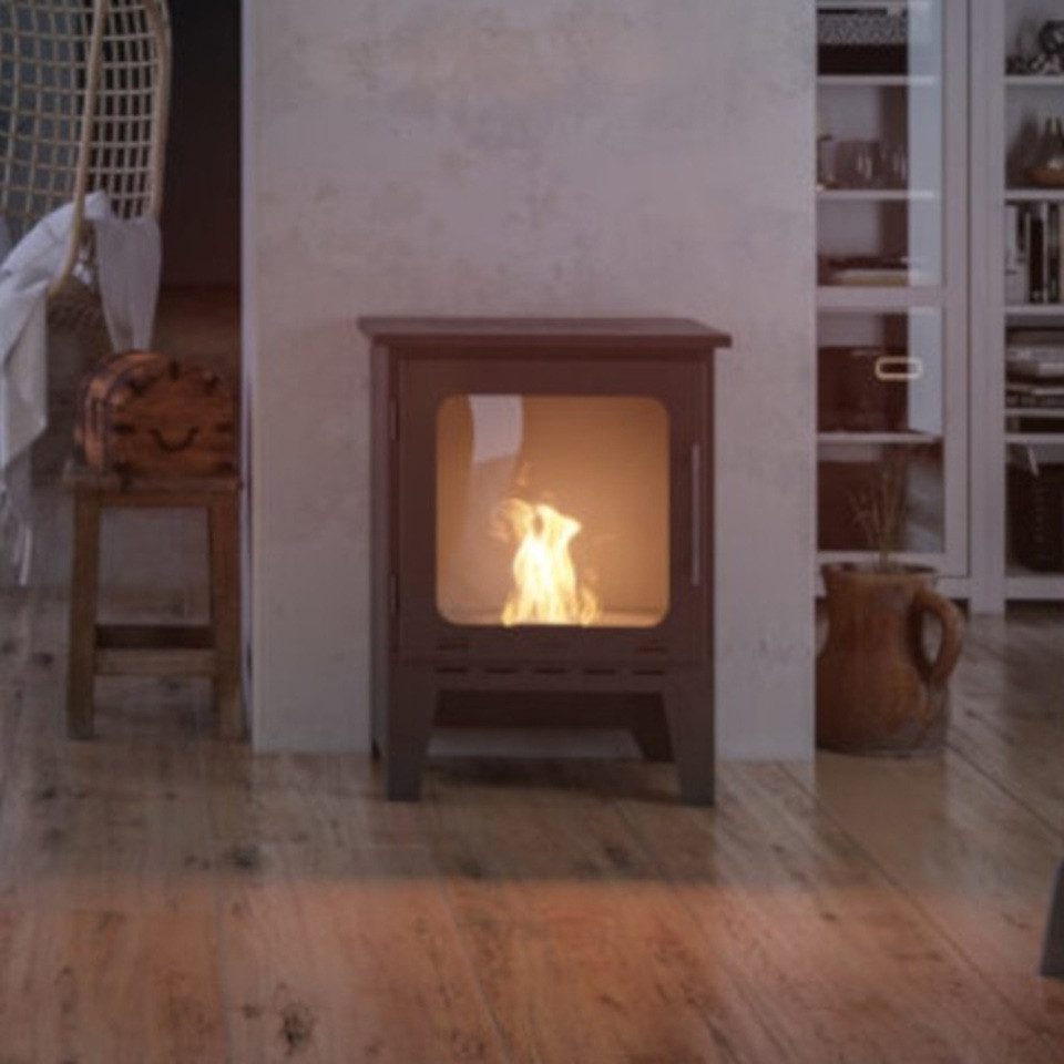 Infire Echtfeuer-Dekokamin Incoza 1 Ethanolkamin, Heizfunktion, TÜV zertifiziert