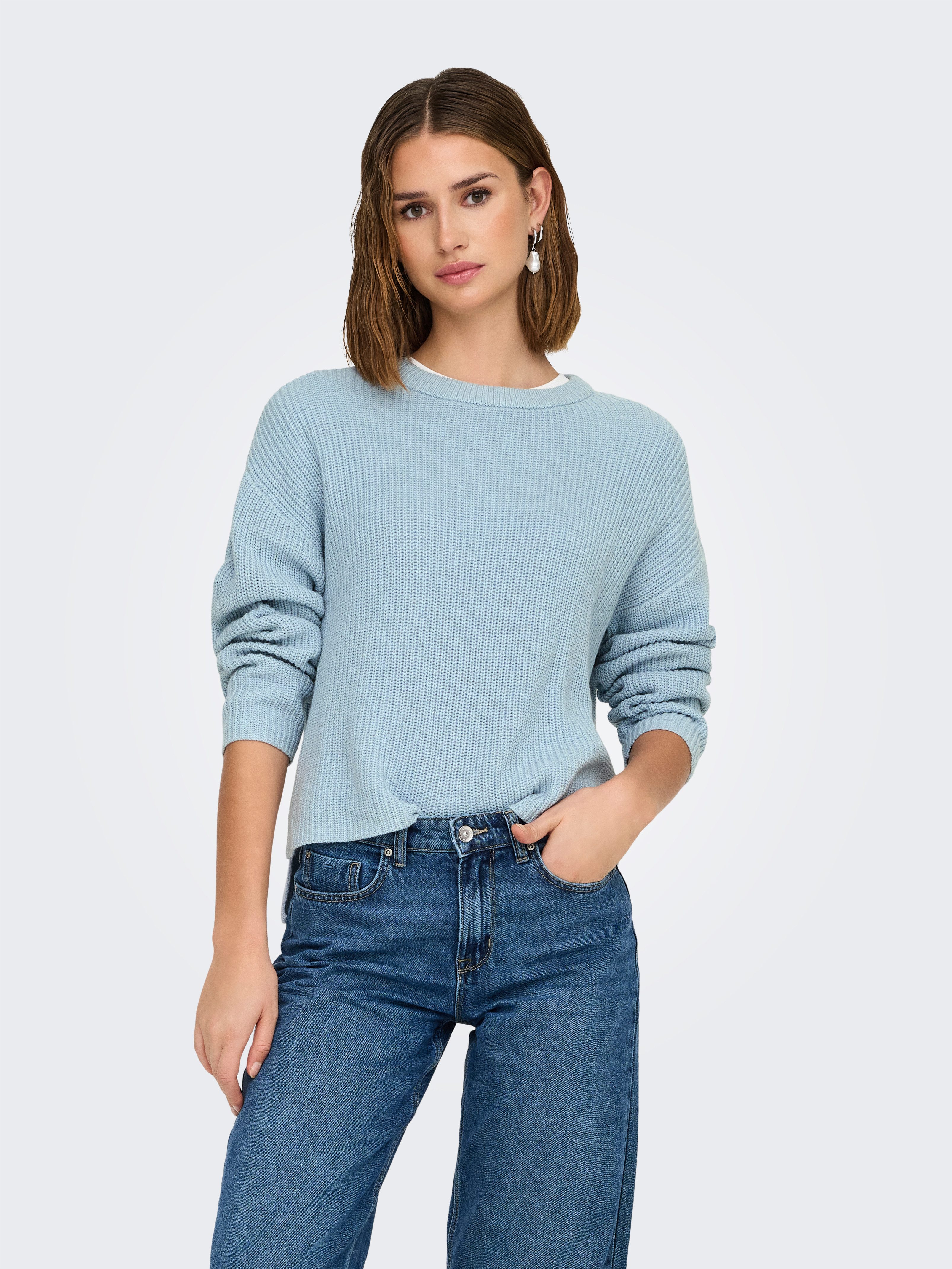 Rundhalspullover ONLLUNA LS O-NECK PULLOVER KNT NCA